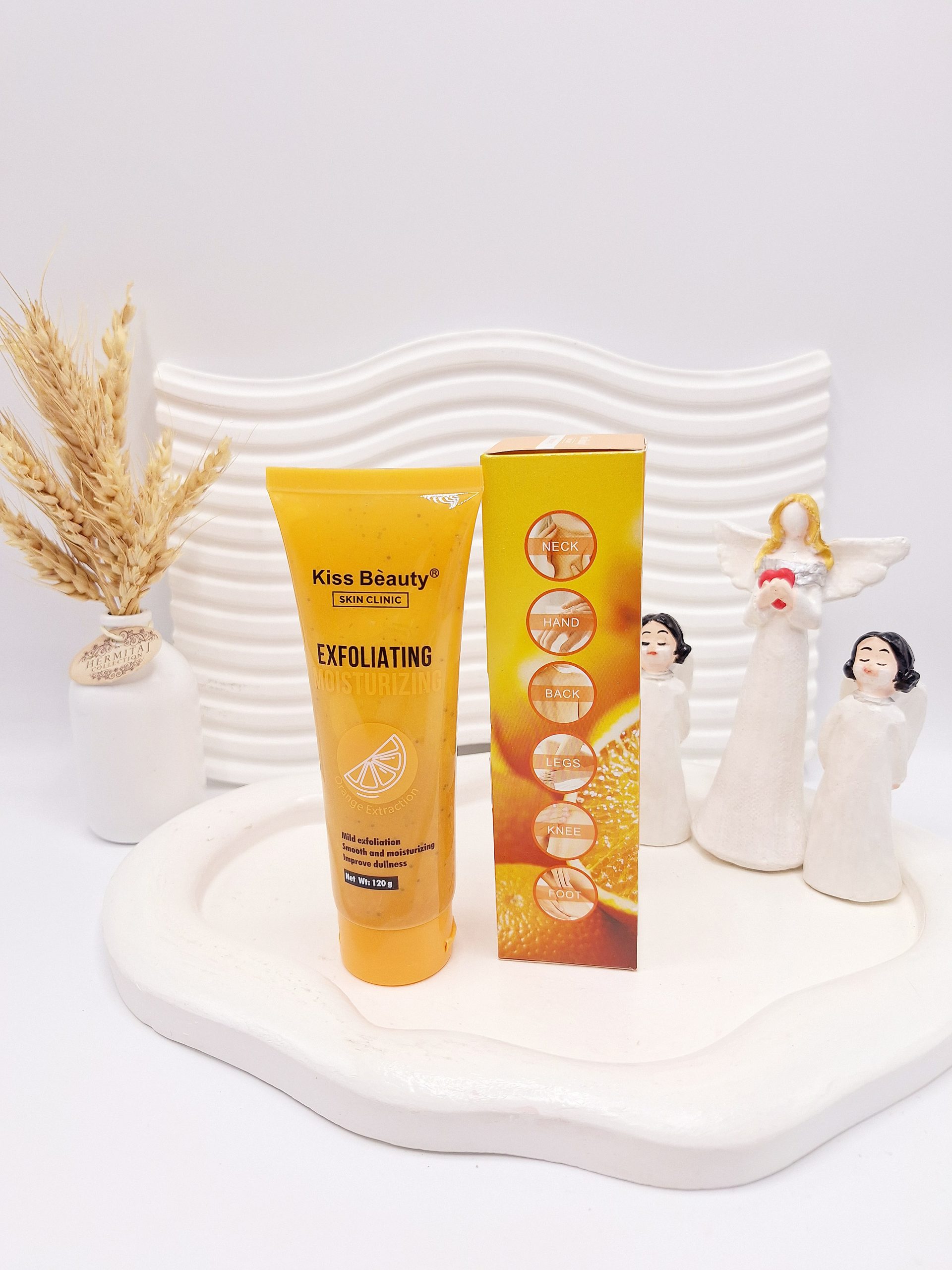 اسکراب لایه بردار روشن کننده و رفع تیرگی ویتامین سی برند کیس بیوتی کد 2568