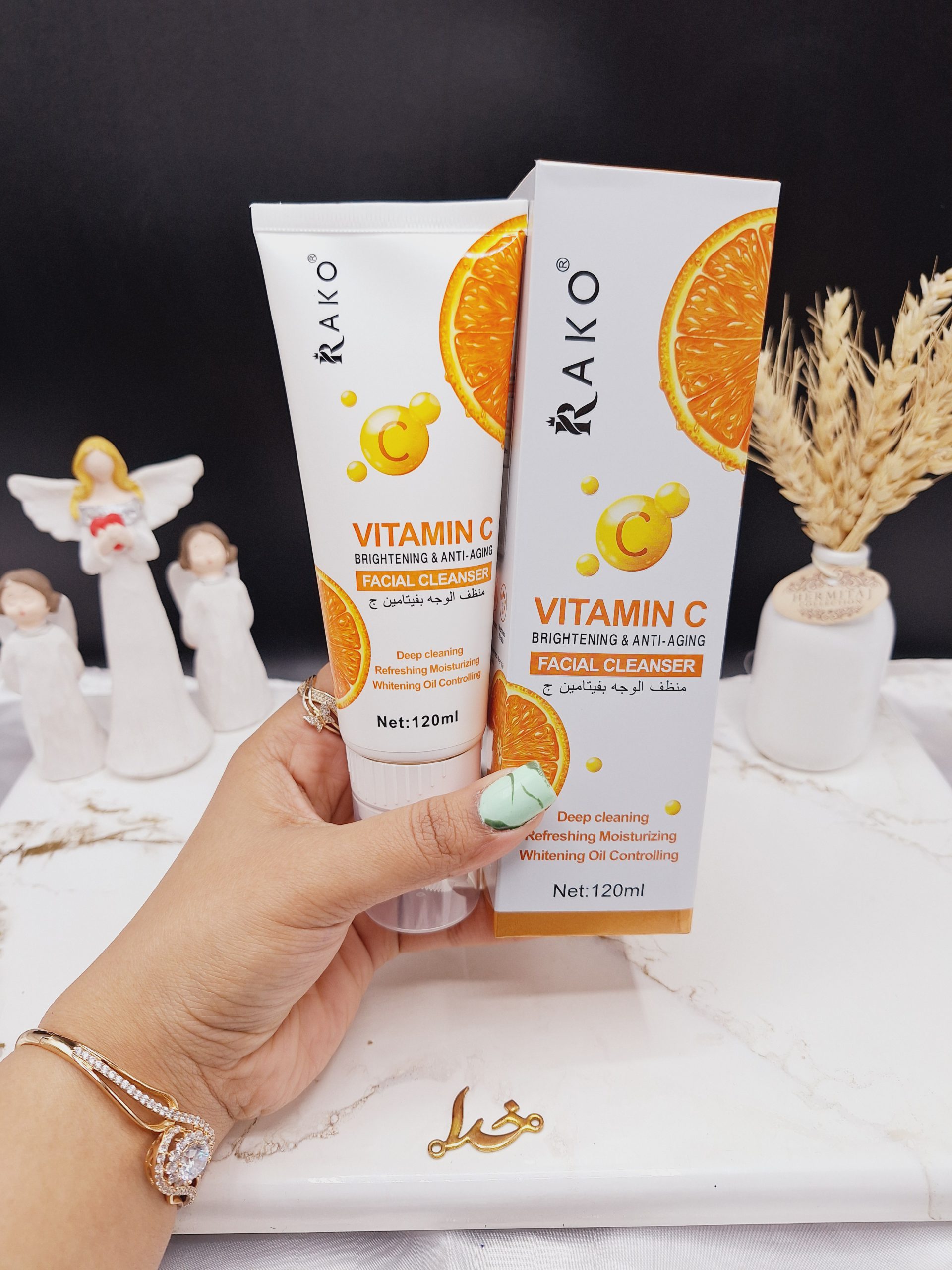 فوم شستشوی براش دار با عصاره ویتامین سی برند راکو RAKO کد RK1016