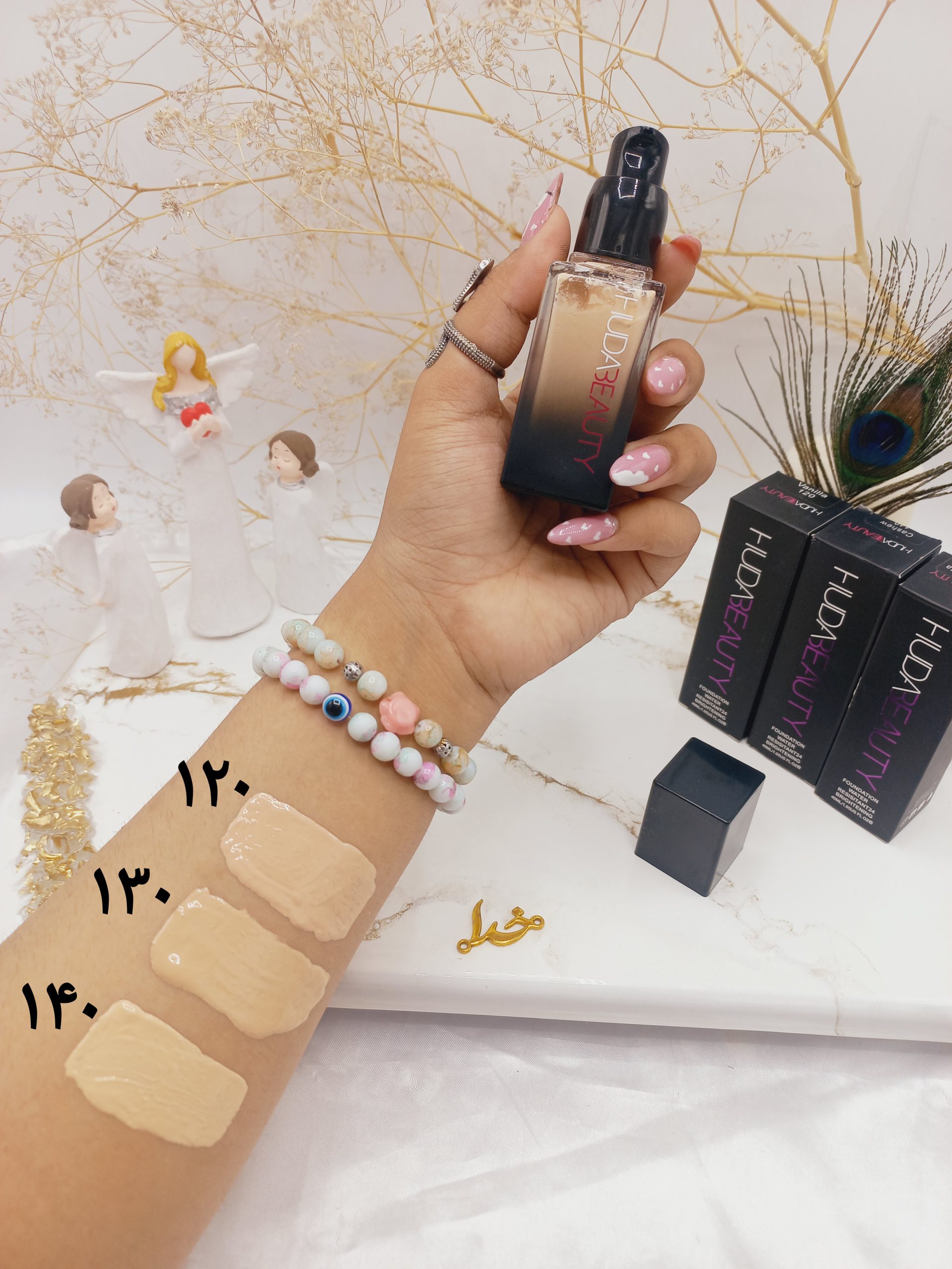 کرم پودر ضد آّب  24 ساعته هدی بیوتی HUDA BEAUTY کد 9004 | پخش عمده