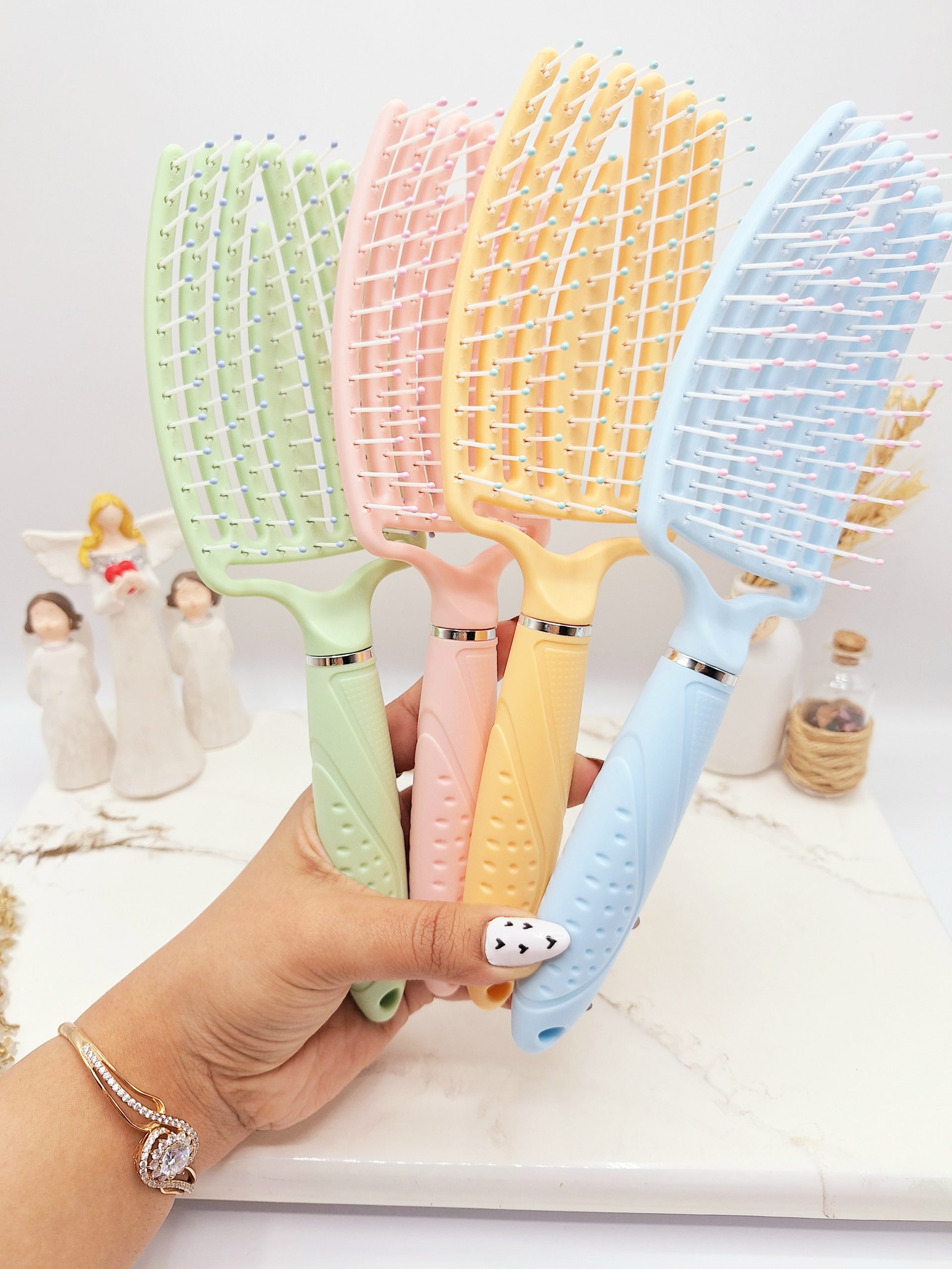 برس منحنی گره بازکن مو اورجینال وارداتی