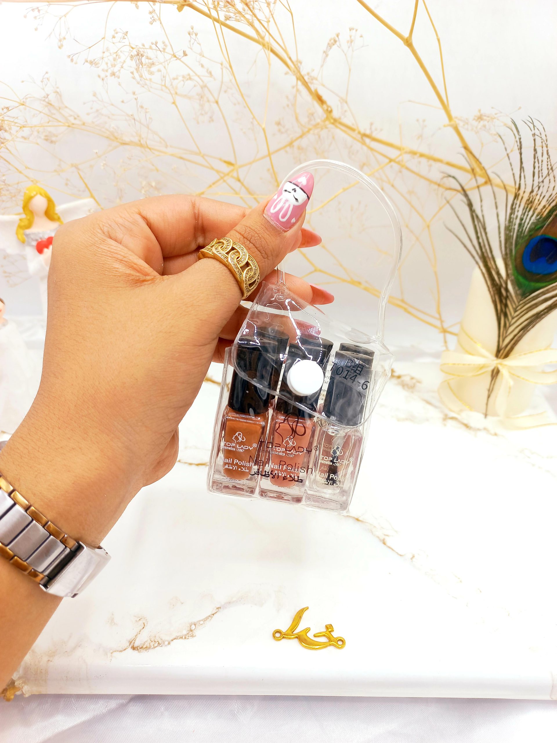 پک لاک کیفی 6 عددی نایلی پولیش (کوچک)