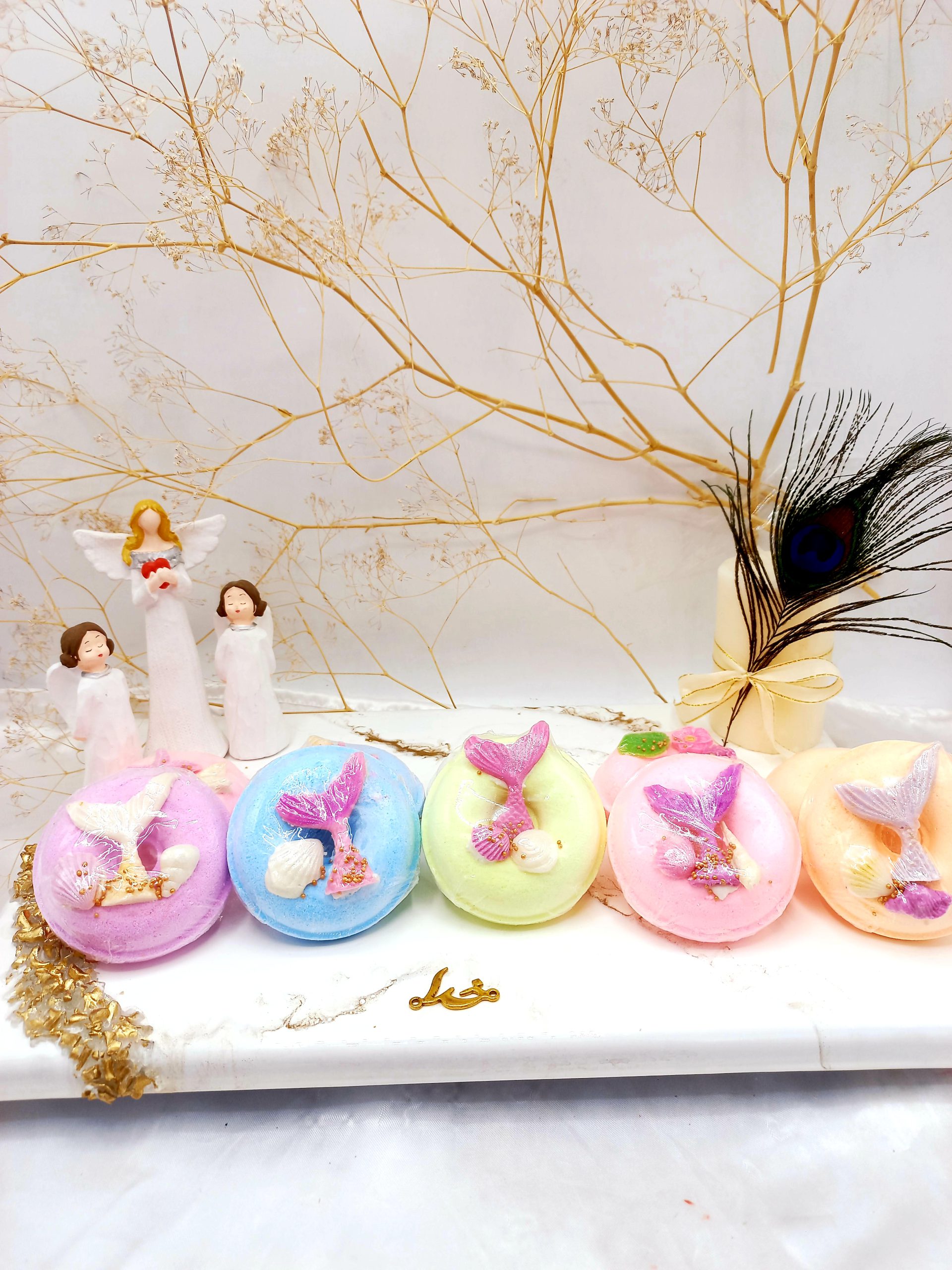 کوکتل و پدیکور دونات پری دریایی 100 گرم