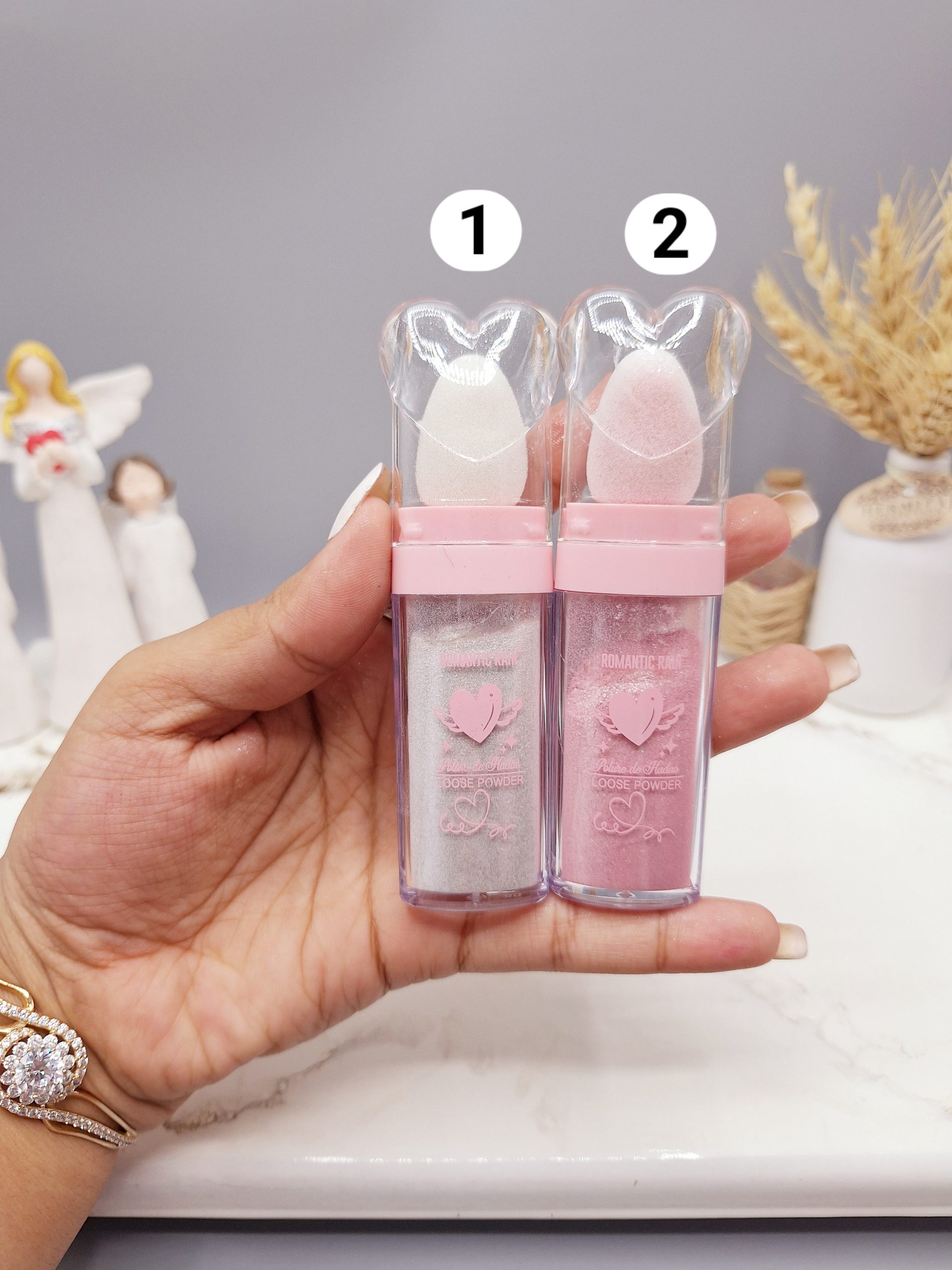 هایلایتر شاین دار پودری برند رمانتیک رین کد R1588