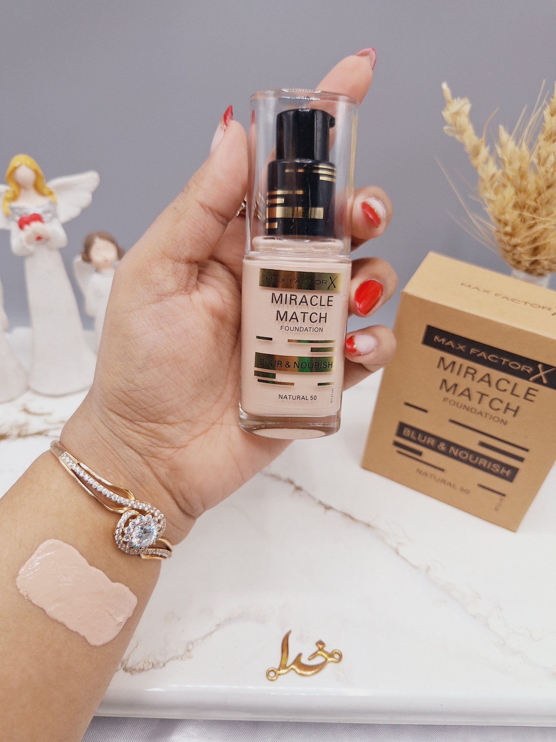 کرم پودر پمپی طبیعی مکس فکتور MAX FACTOR کد 9600