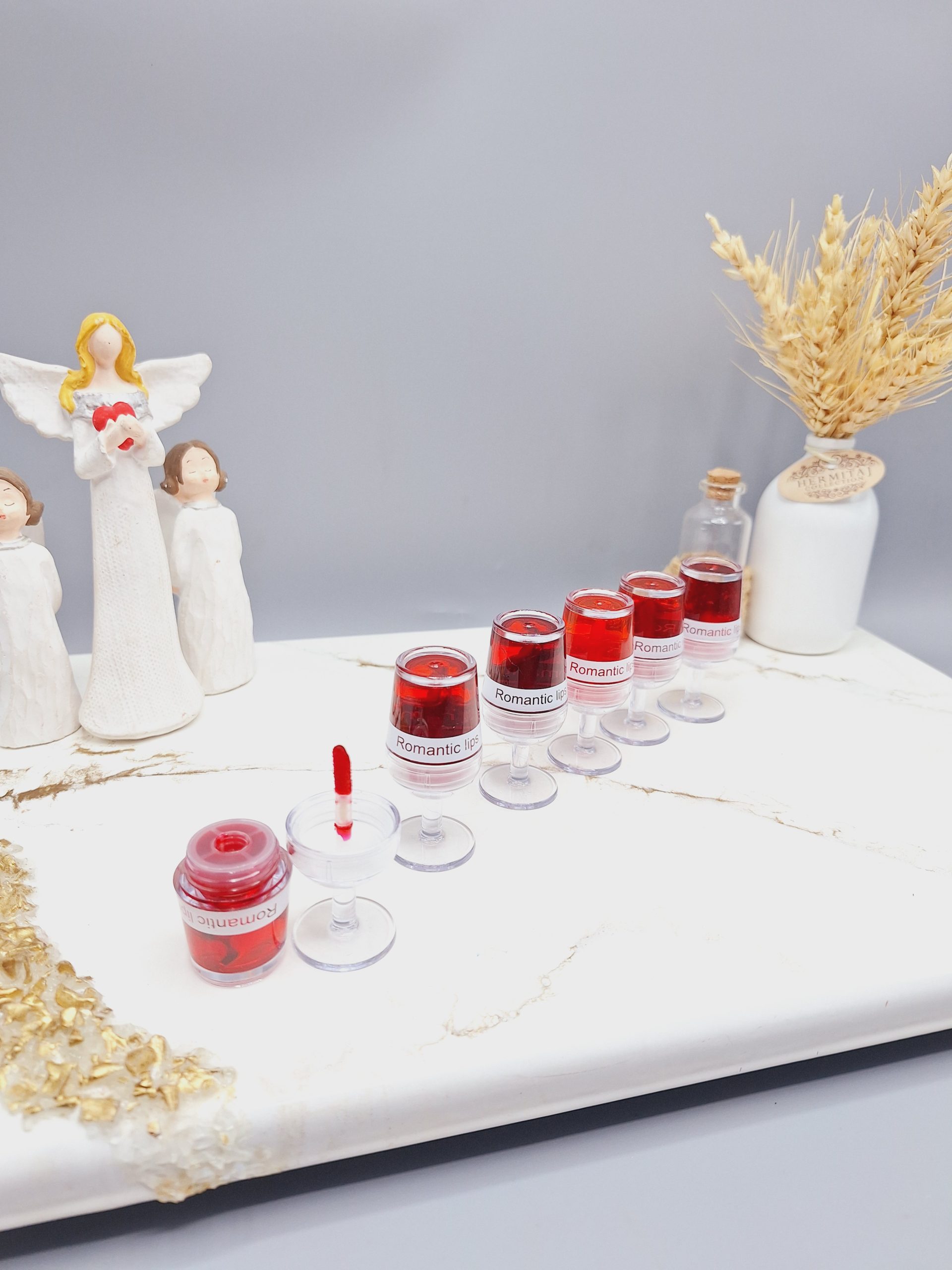 تینت جام شراب برند Romantic lips کد 5259