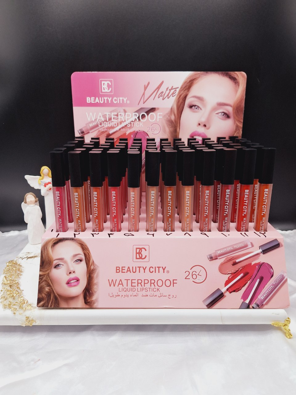پک رژ لب مایع مات 12 عددی بیوتی سیتیBEAUTY CITY کد GN005