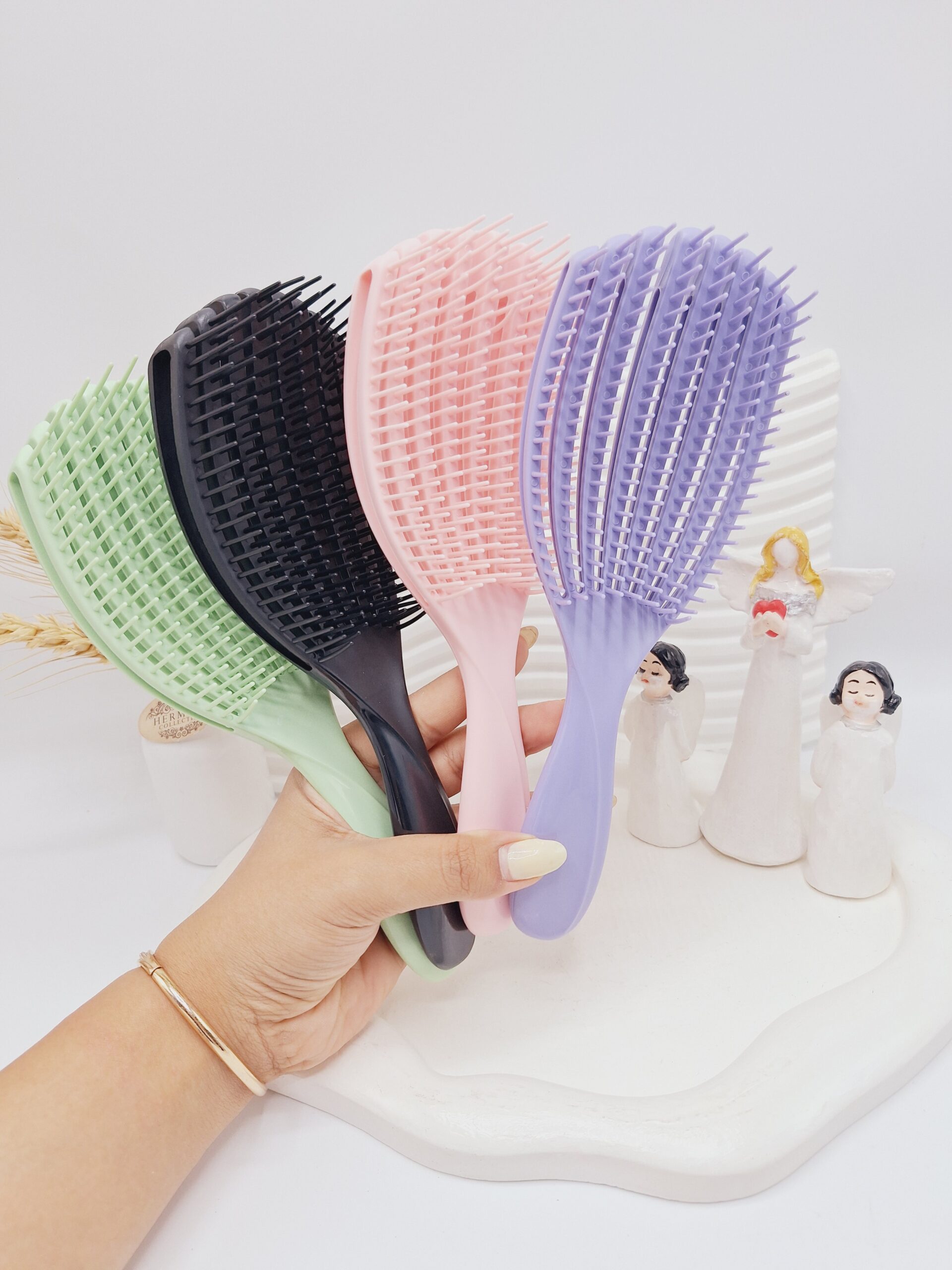 برس مو فلکسی سایز بزرگ مدل اختاپوسی