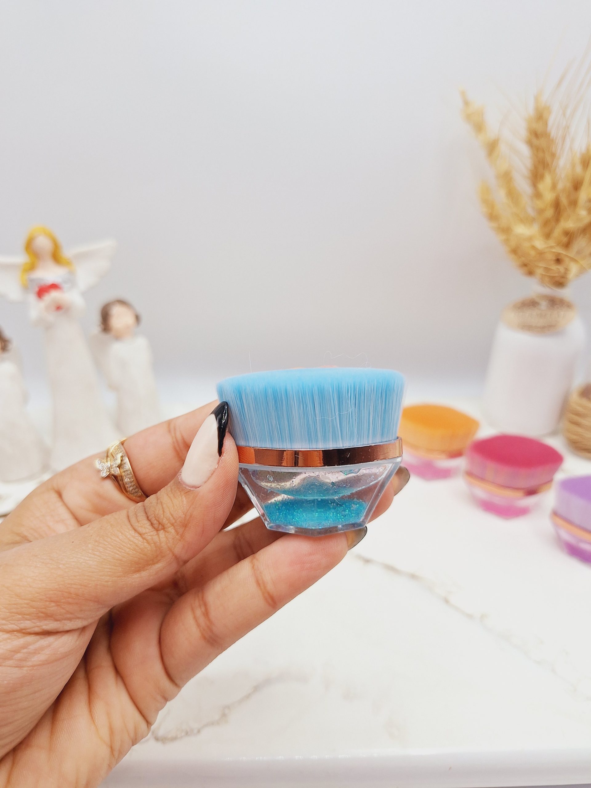 براش کرم پودر جادویی (چند ضلعی) آکواریومی