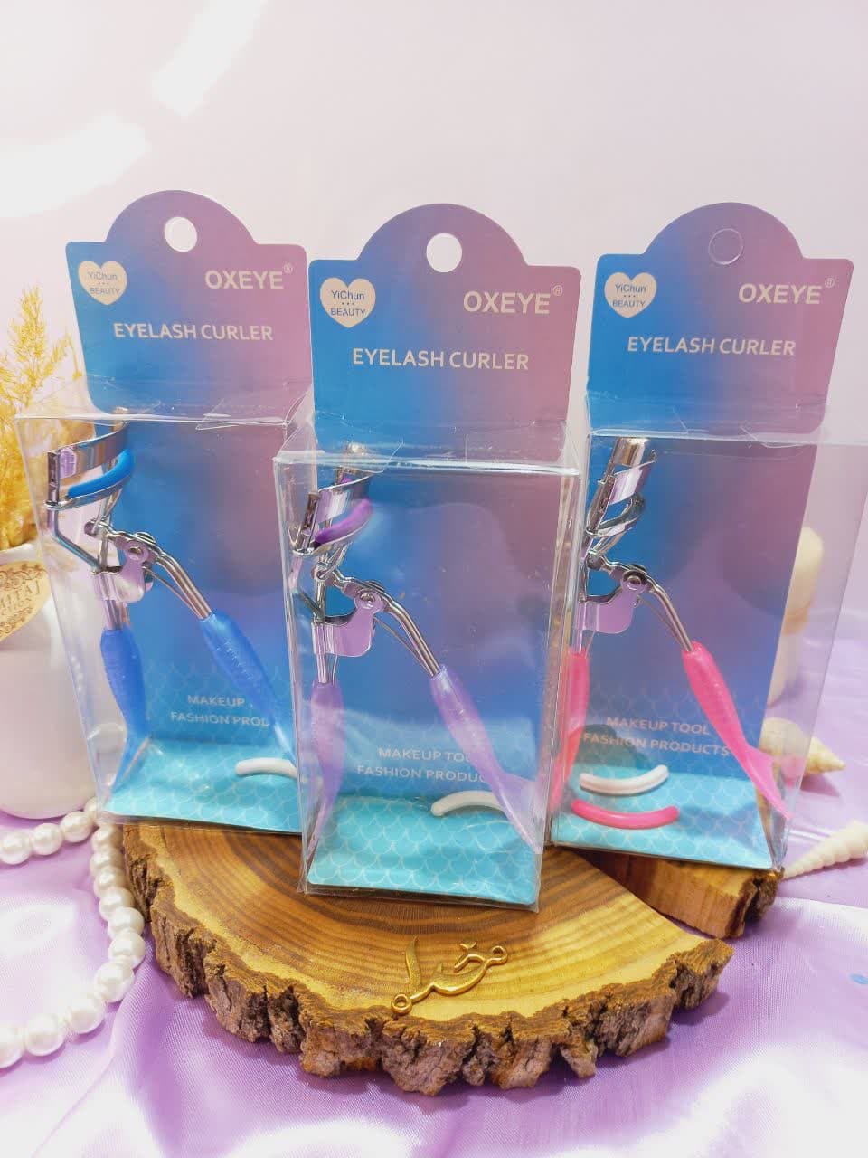 فرمژه دسته ماهی استیل رنگی مدل EYELASH CURLER