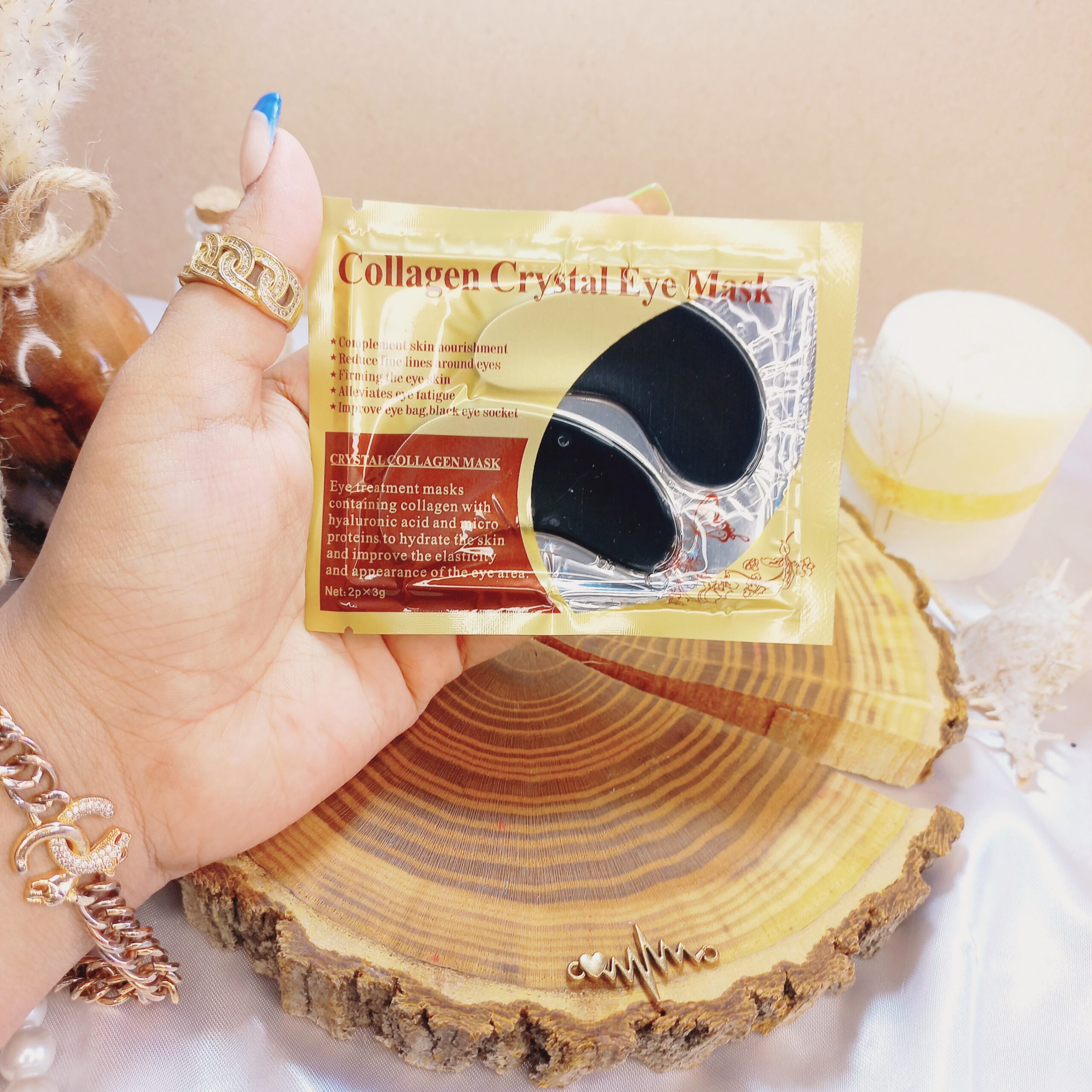 پچ زیر چشم اصلی کلاژن مشکی کریستال crystal | پخش عمده