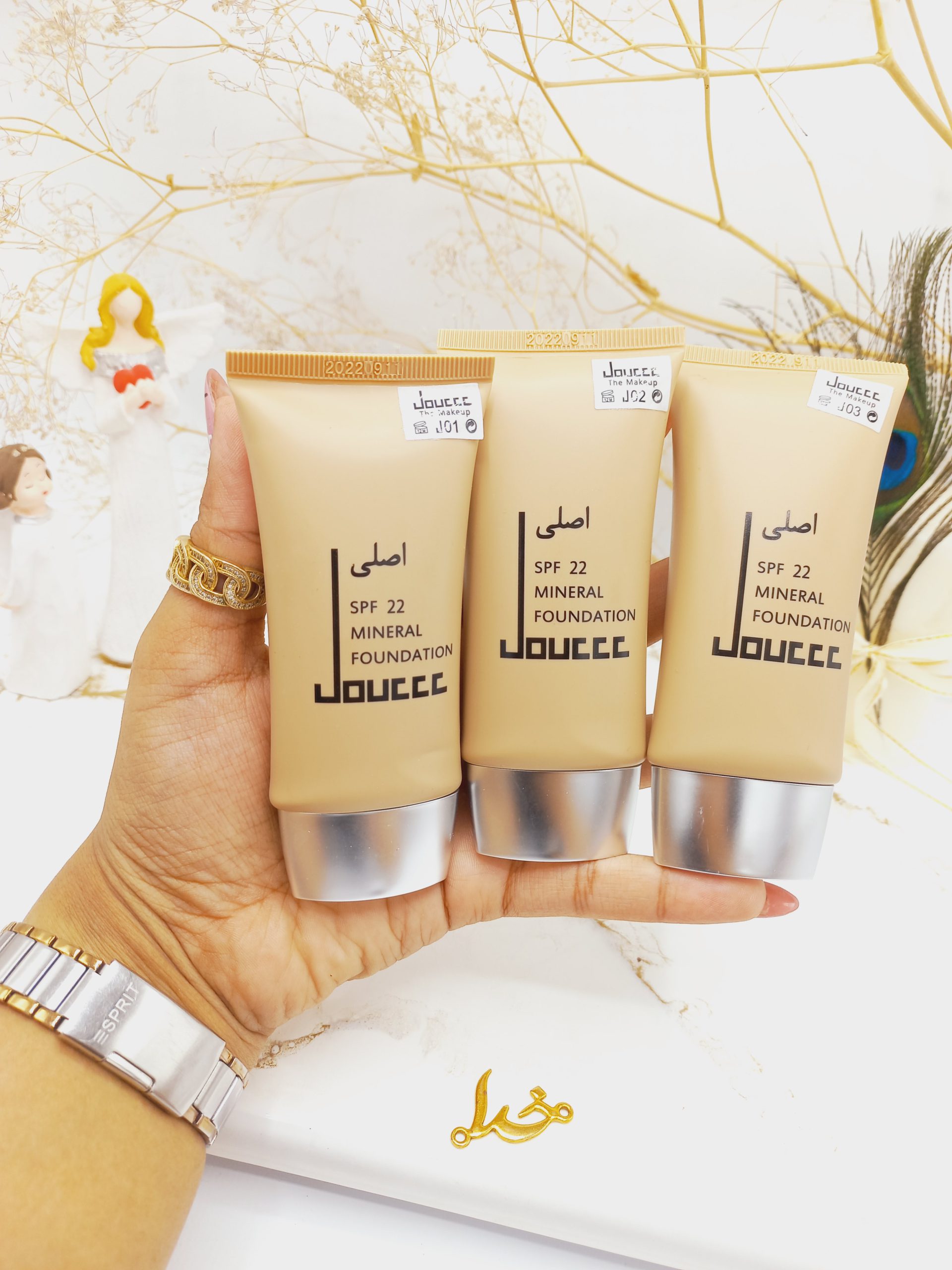 کرم پودر تیوپی دوسه اصلی douccc  سری مینرال کد 106