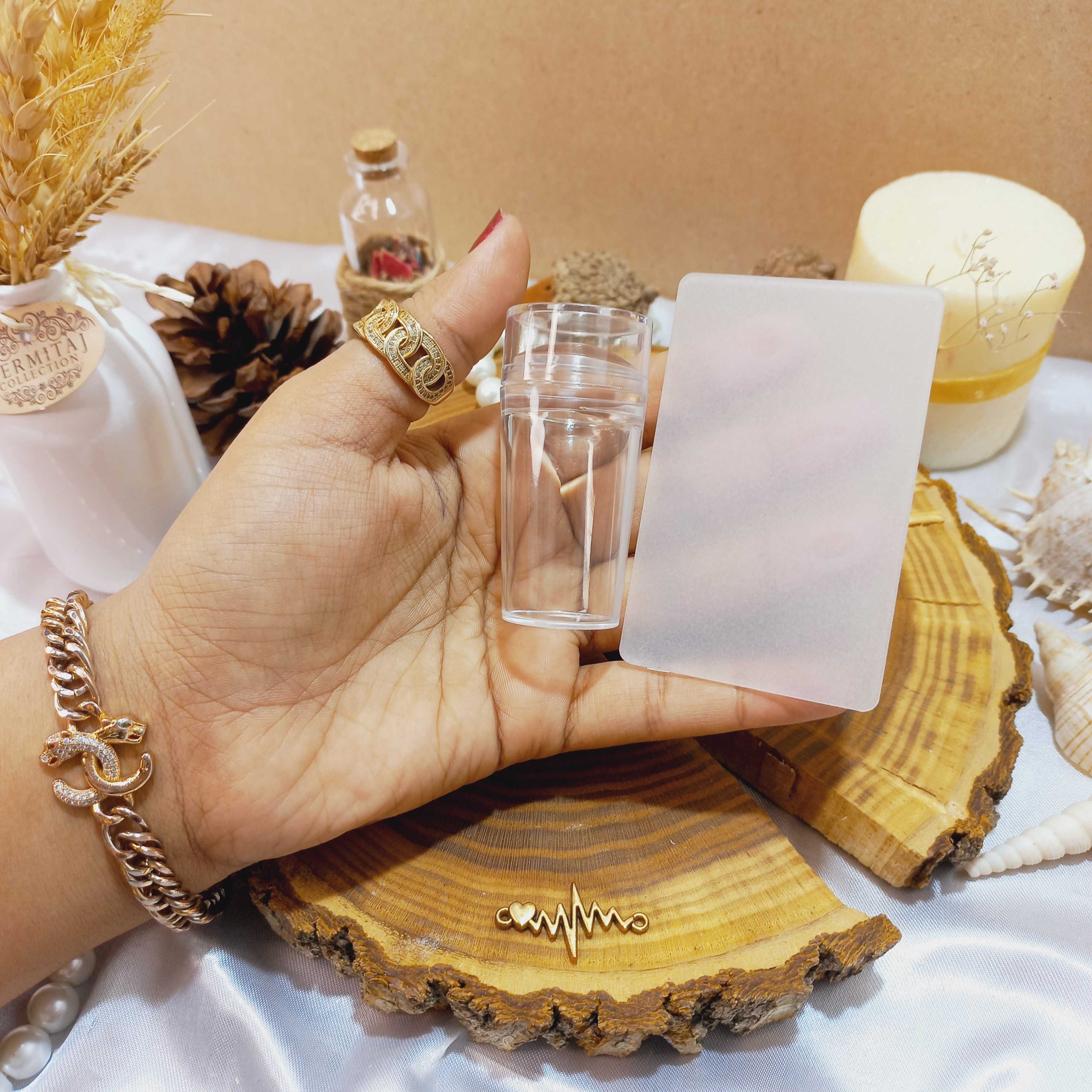 مهر ناخن سیلیکونی سایز بزرگ مناسب فرنچ کلاسیک اورجینال اصلی