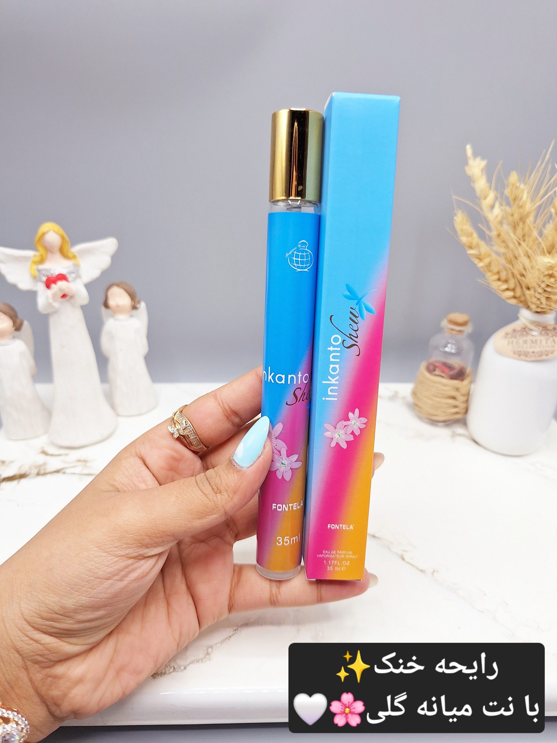 ادکلن زنانه استوانه ای 35 میل inkant Show کد 6766