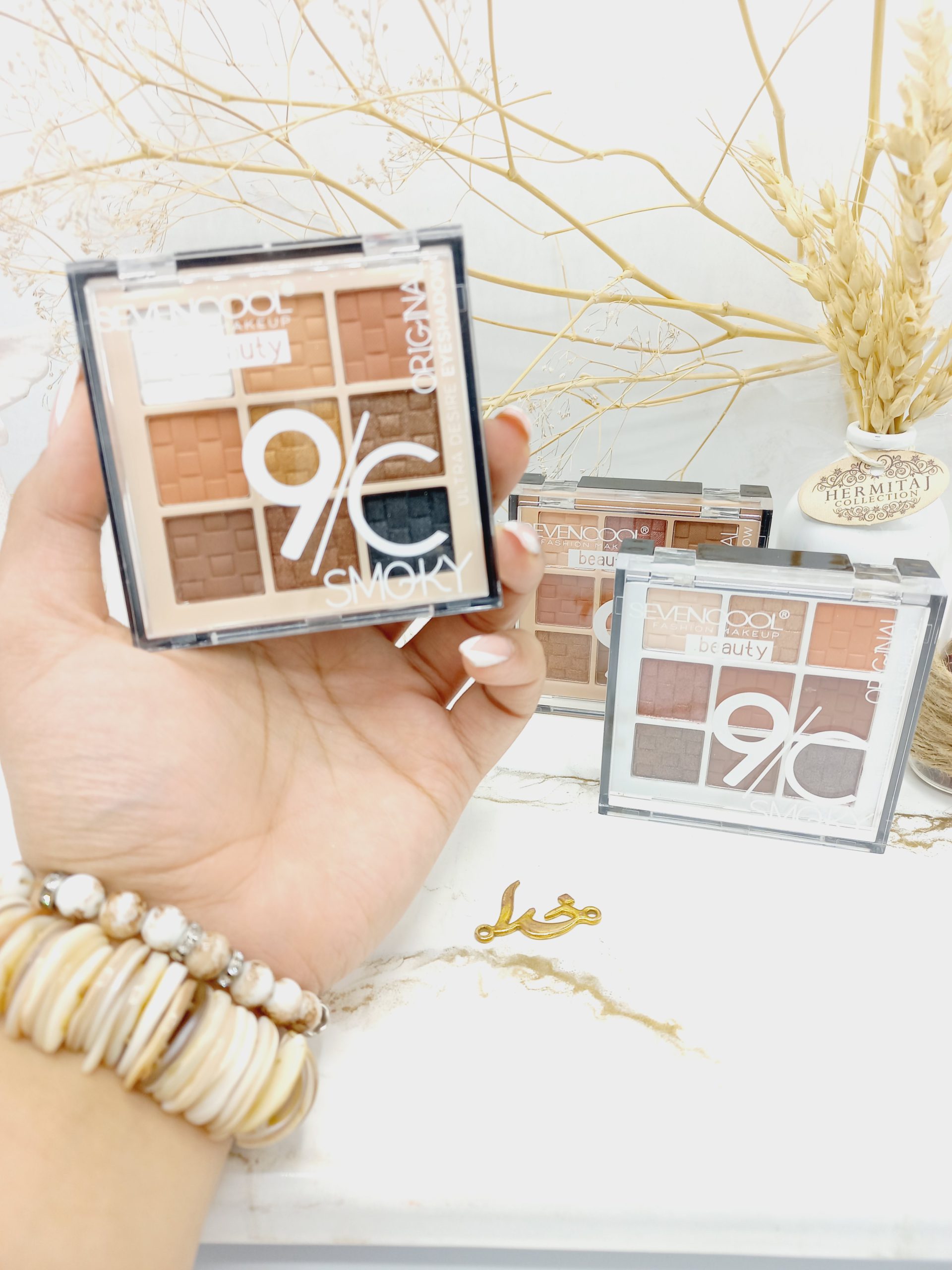 پالت سایه 9 رنگ برند سون کول SEVEN COOL کد 6697A