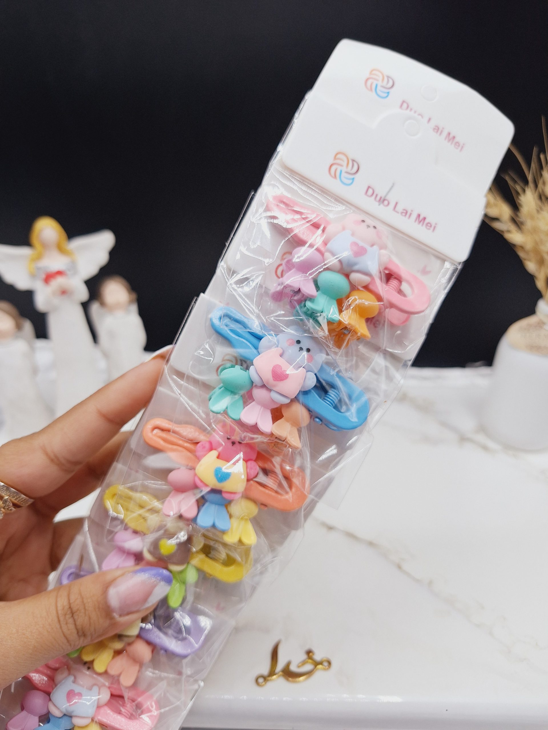 پک ده عددی پنس مو همراه پنس کوچیک