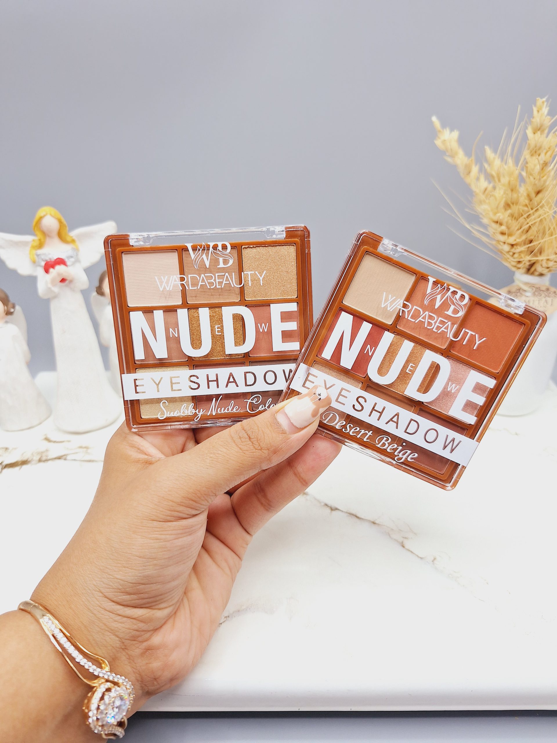 پالت سایه 9 رنگ نود  WARDABEAUTY مدل Desert Beige کد 312132