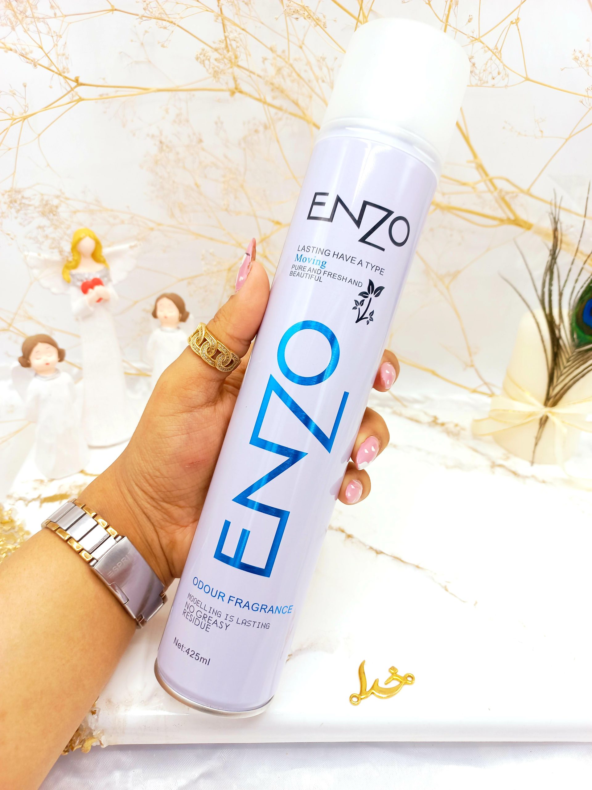 اسپری حالت دهنده مو انزو 425 میل بدون چربی ENZO کد 5200