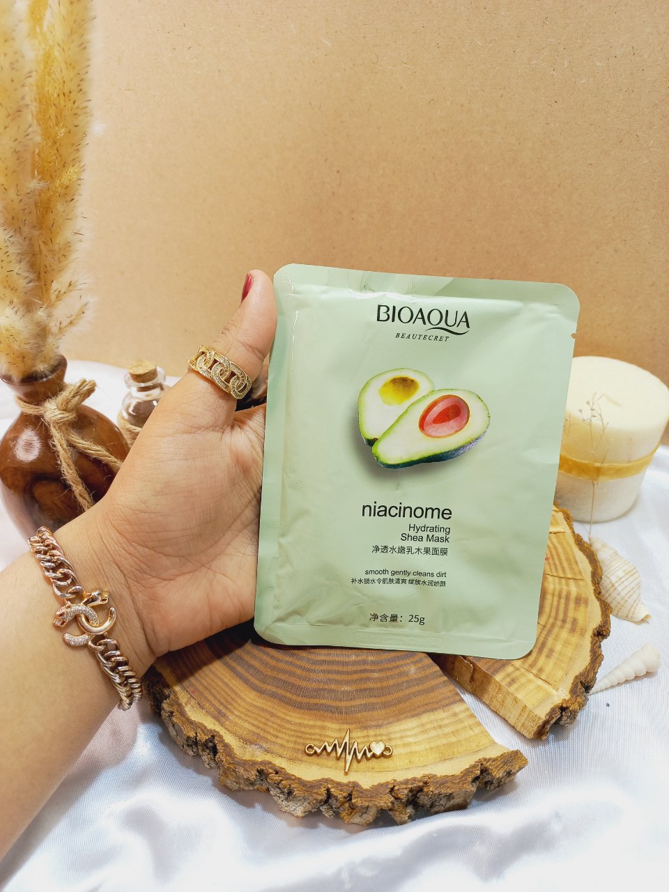 ماسک ورقه ای آووکادو بیوآکوا BIOAQUA کد 45824 | پخش عمده