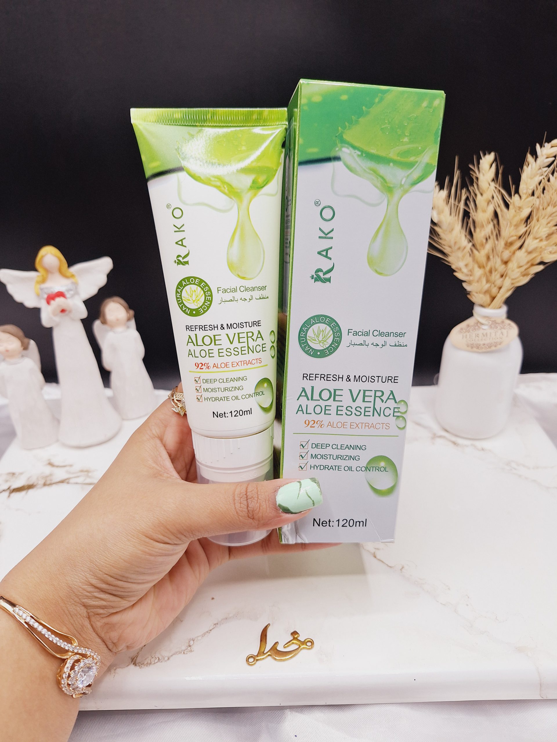 فوم شستشوی براش دار با عصاره آلوئه‌ورا برند راکو RAKO کد RK1017