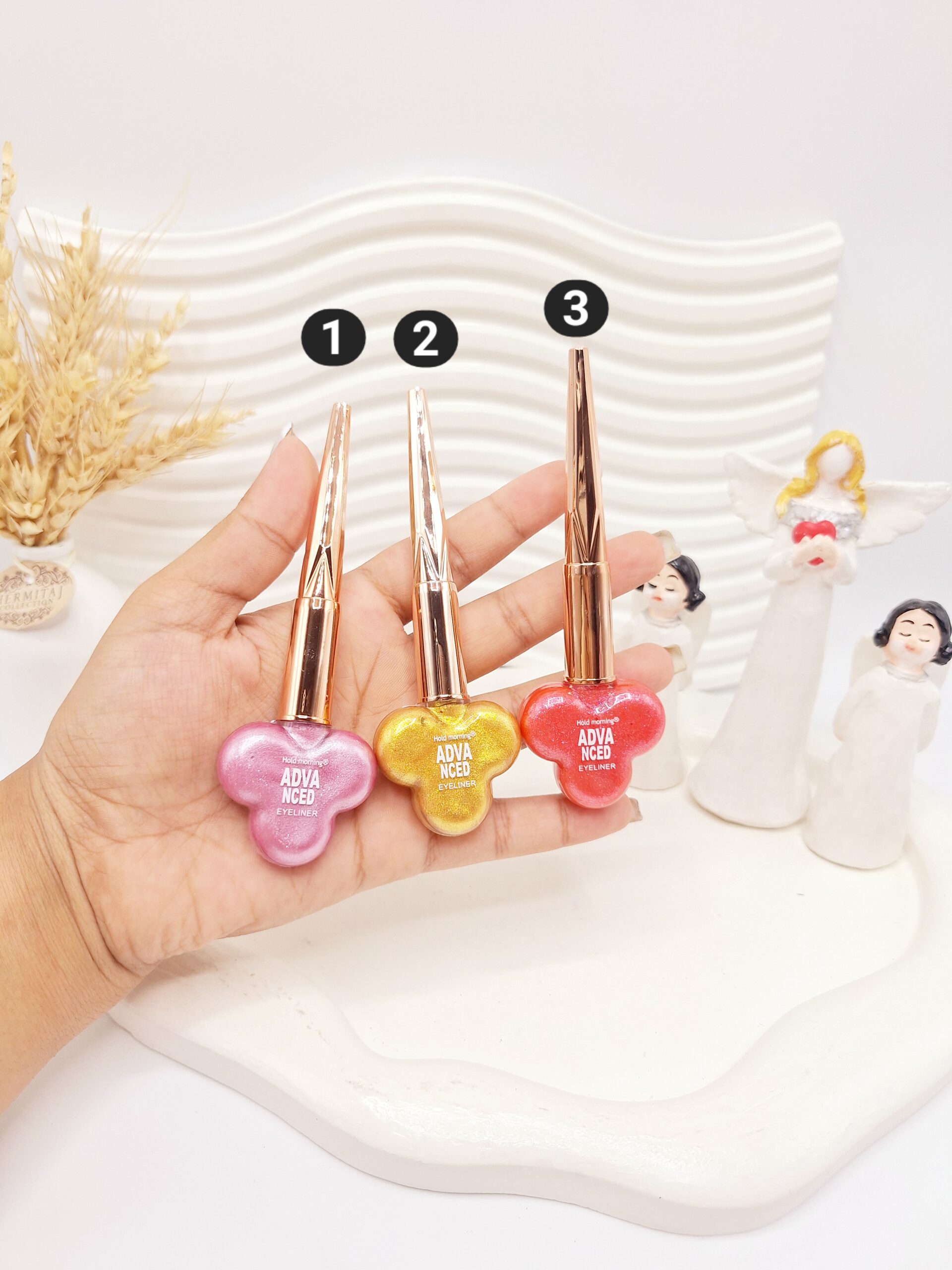 خط چشم مویی شاین دار رنگارنگ برند هولد مورنینگ کد 133