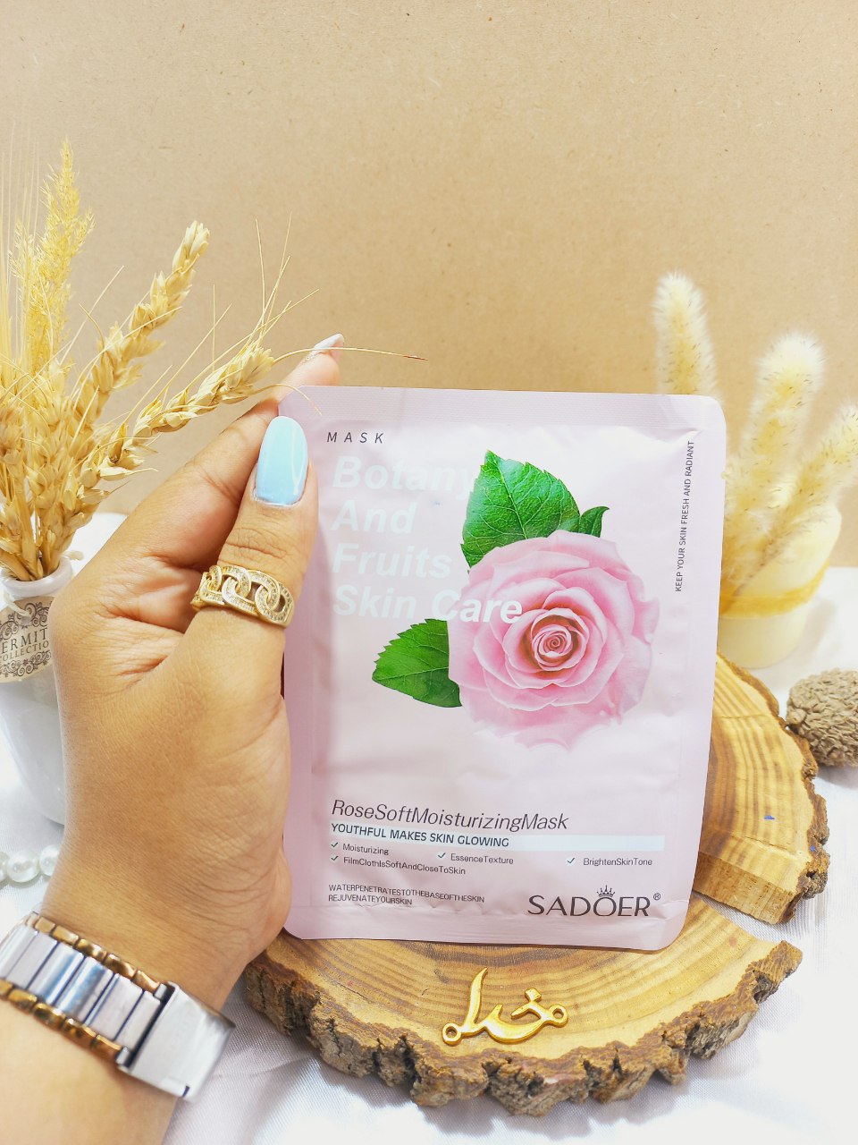 ماسک صورت ورقه ای گل رز سادور کد SD80580