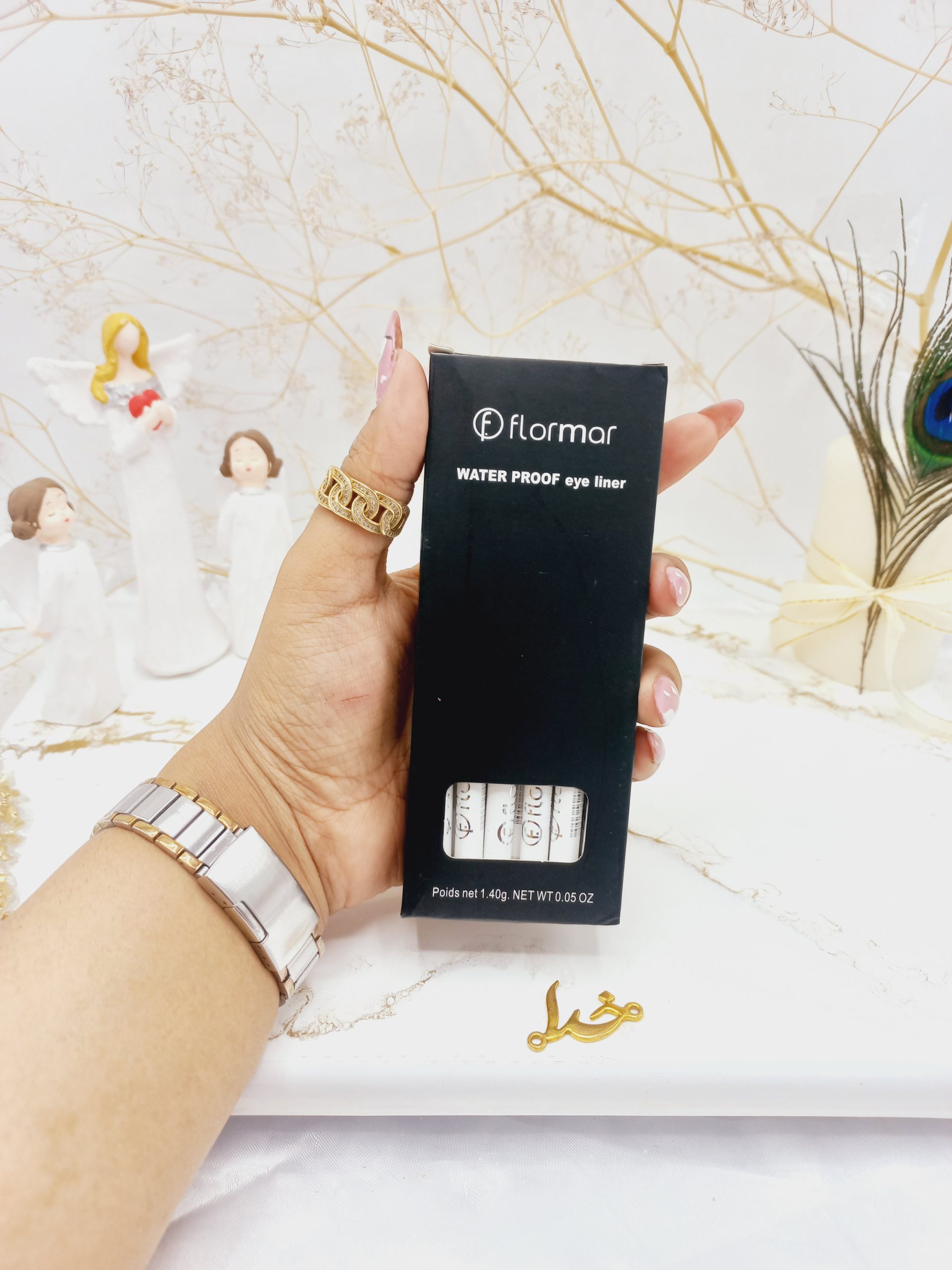 مداد شمعی سفید ضدآب فلورمار جعبه دار flormar | پخش عمده