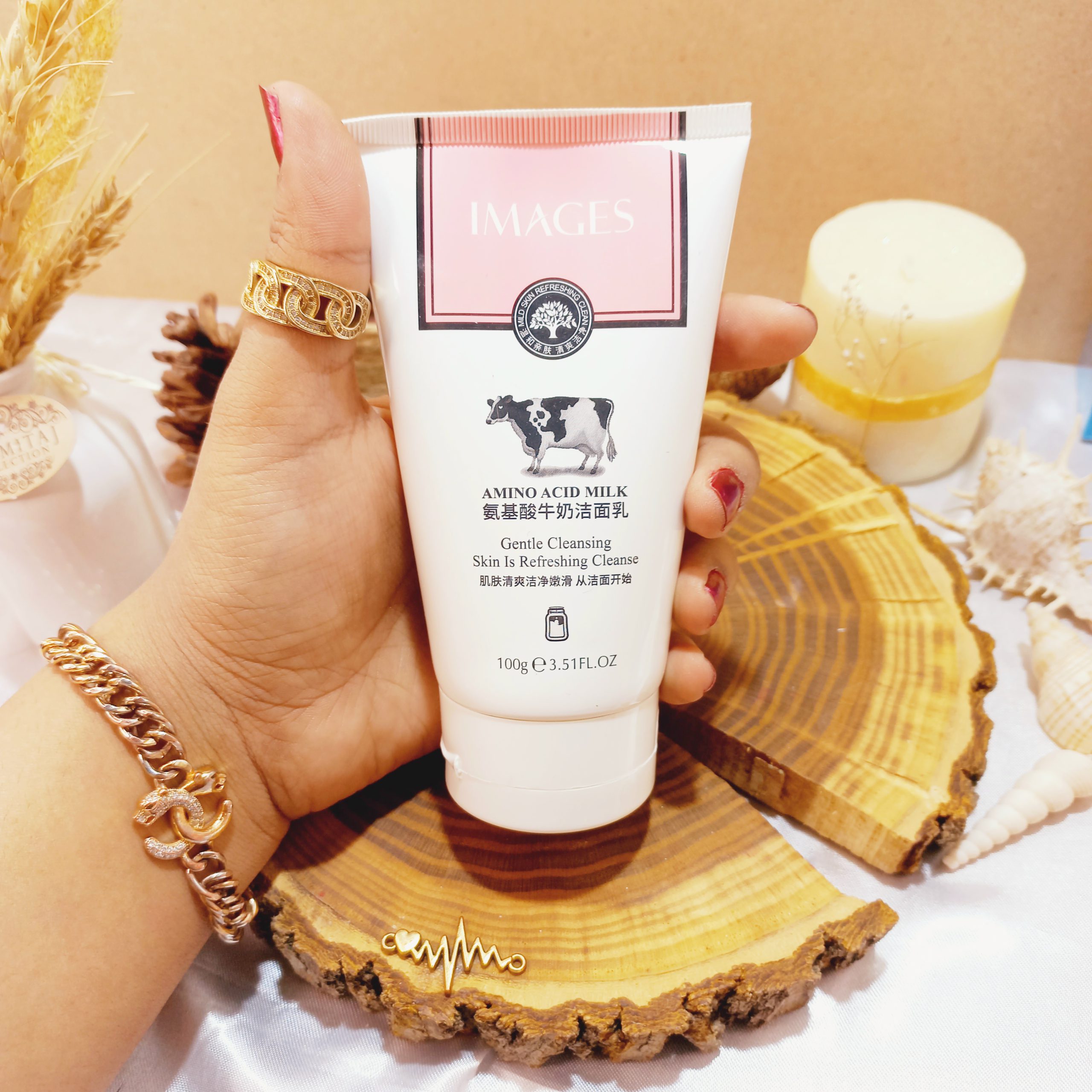 فوم شستشوی صورت شیرگاو ایمیجز IMAGES کد XXM23907 | پخش عمده