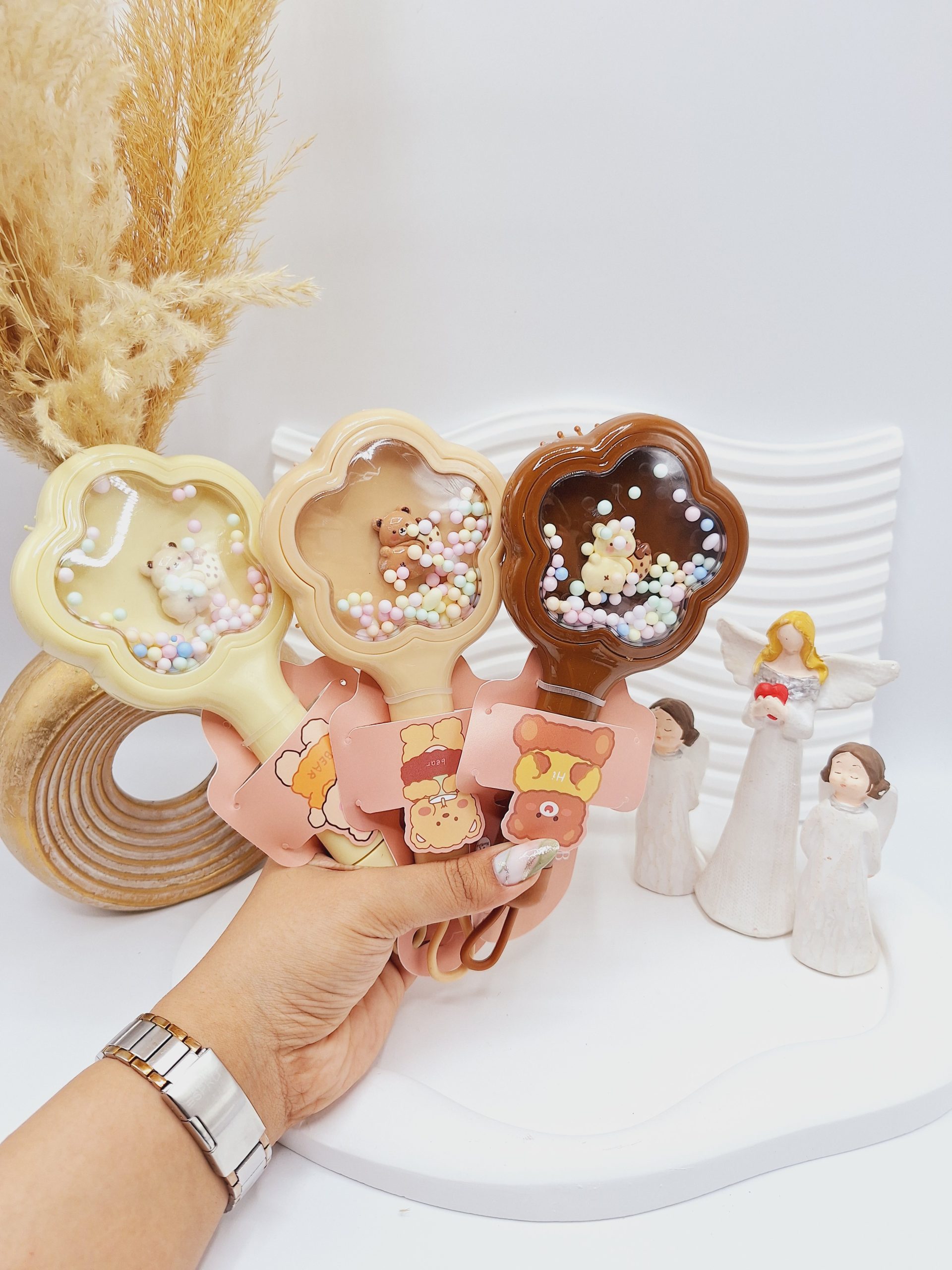 برس مو فانتزی طرح خرسی نود فوق العاده زیبا و با کیفیت