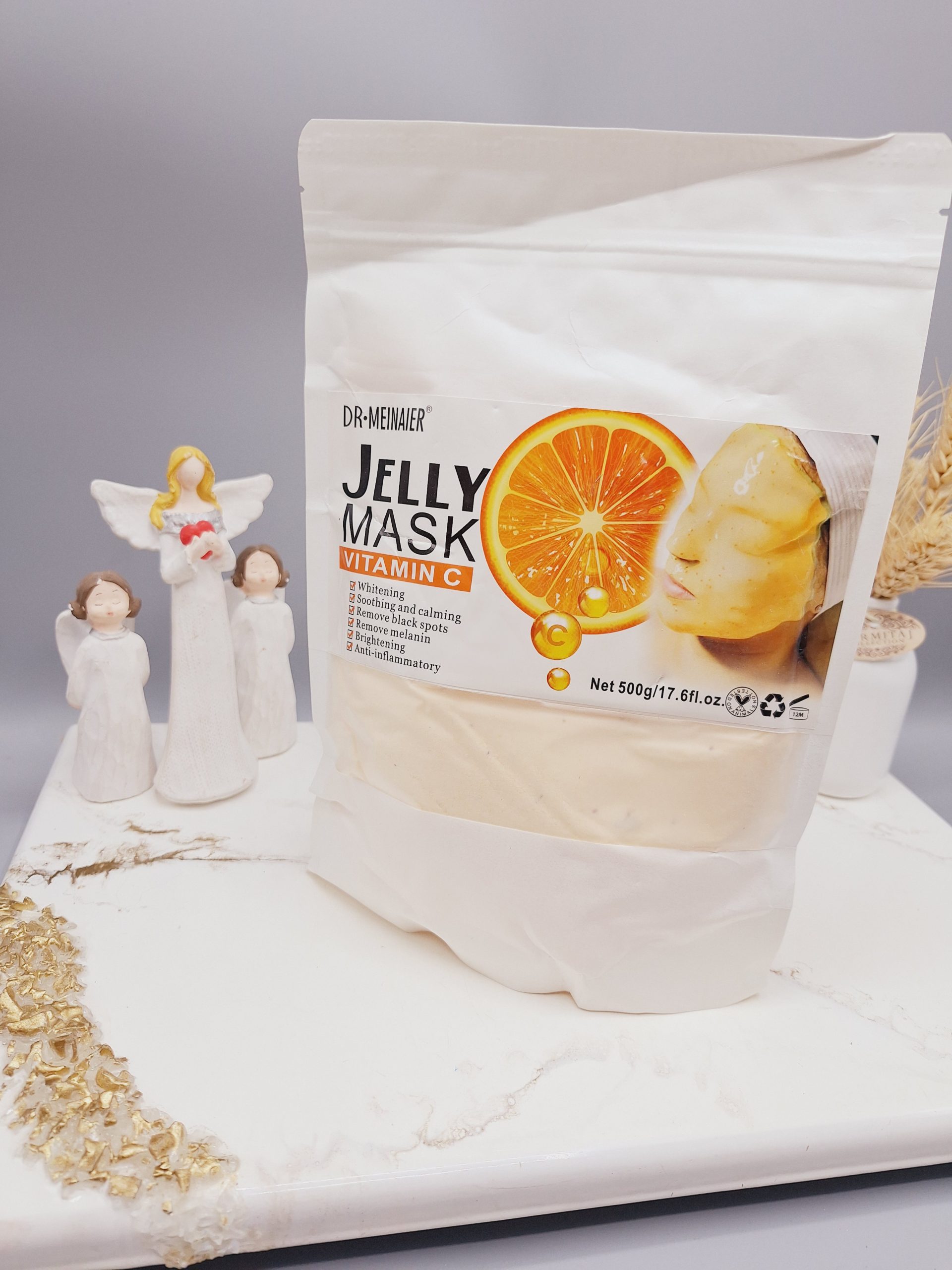 ماسک هیدروژلی پرتقال ویتامین سی دکتر مینایر Dr.Meinaier حجم 500 گرم کد NO.:220721-24