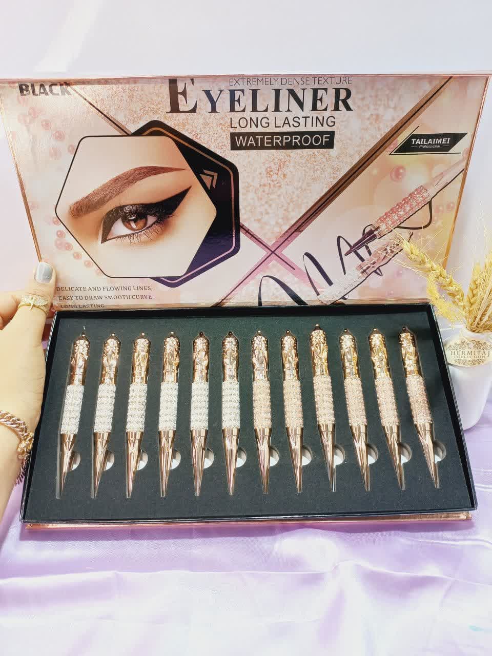 خط چشم ضد آب پرطرفدار نگین دار تایلامی TAILAIMEI کد E086 اصلی | پخش عمده