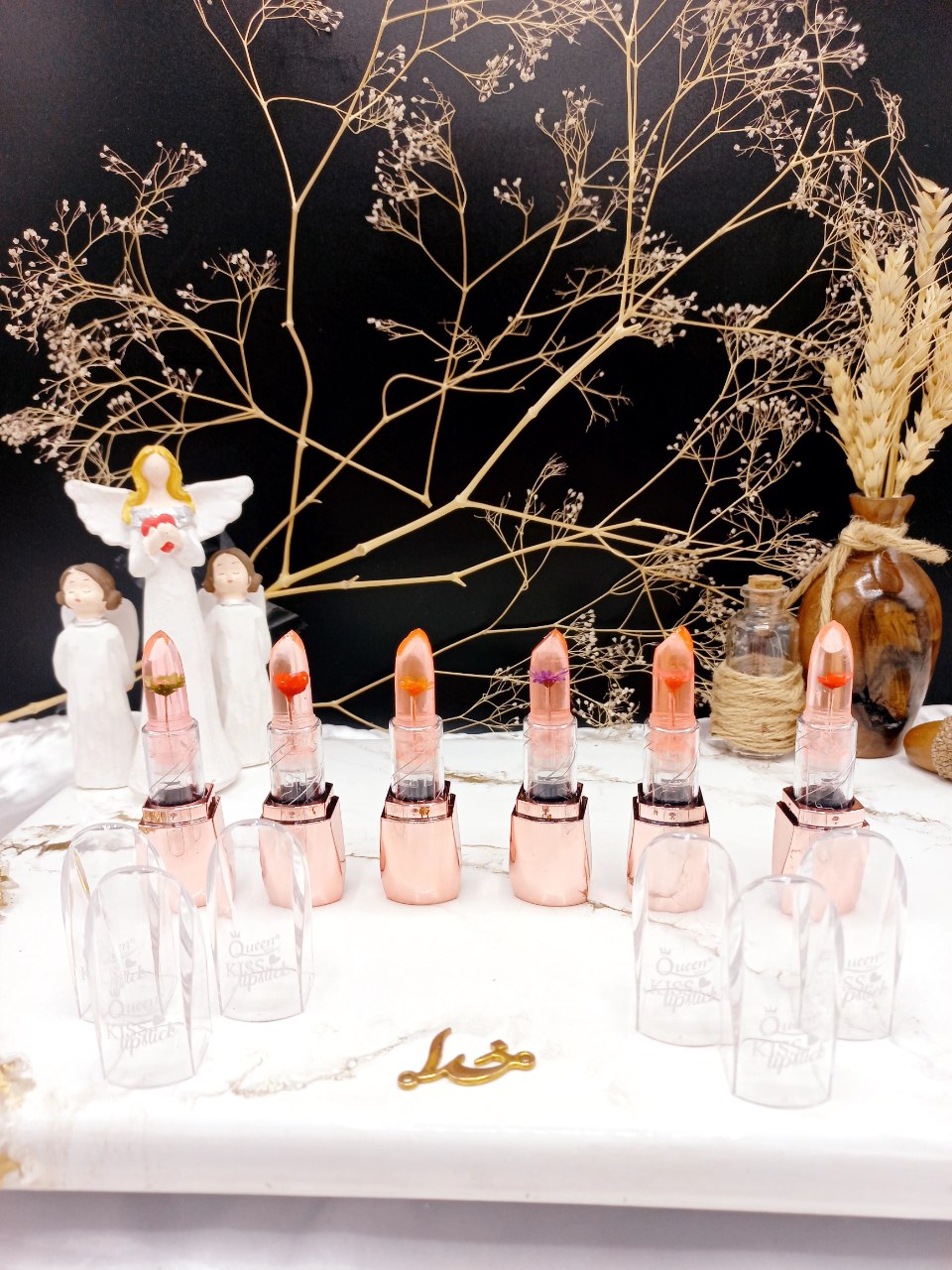 بالم لب حرارتی  گل دار برند کوین Queen کد CB8002