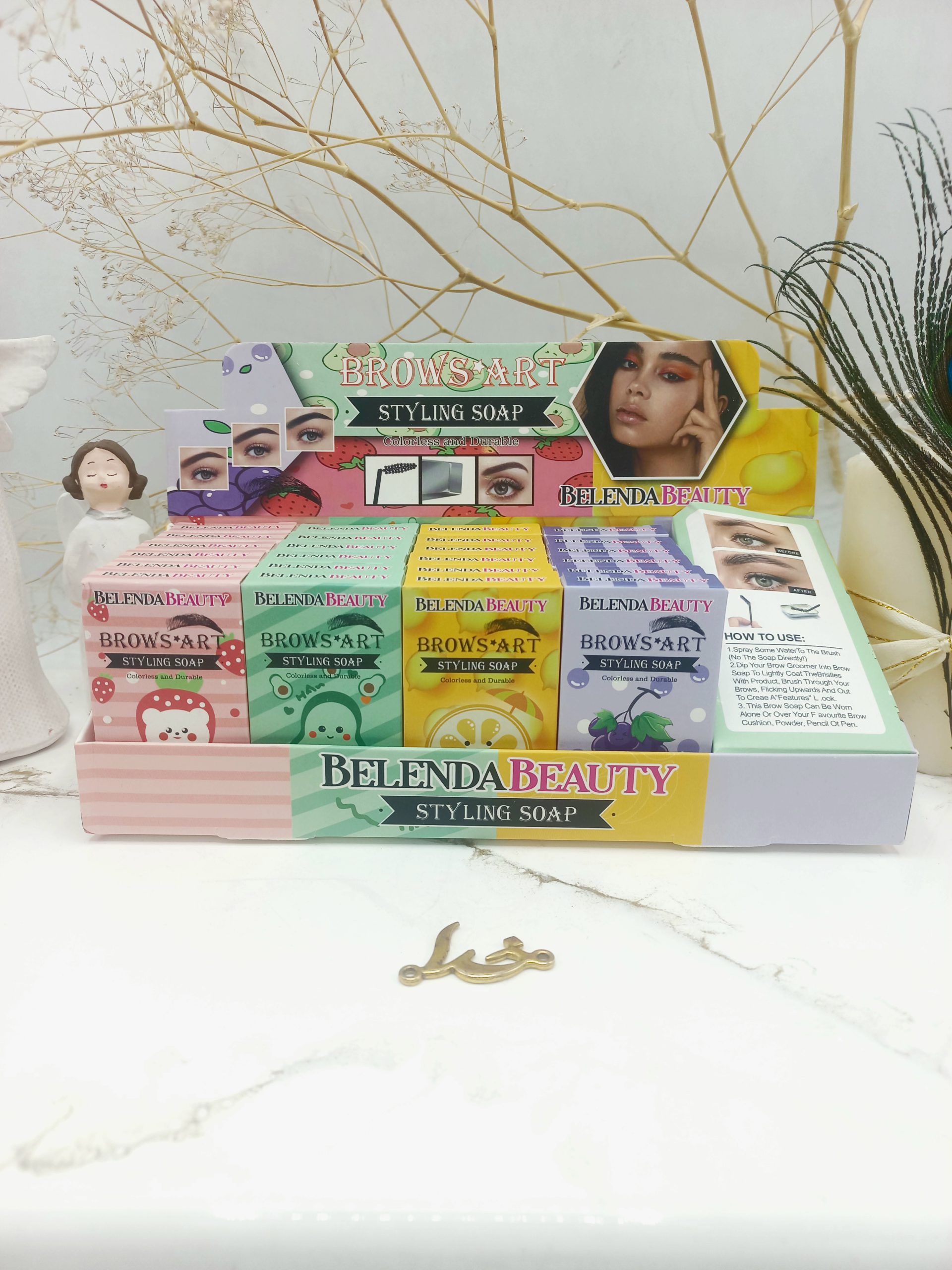 صابون حالت دهنده ابرو میوه ای برند BELENDA BEAUTY کد BB23222