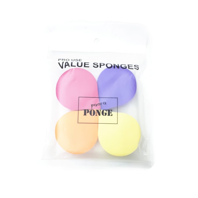 پد آرایشی 4 تکه قطره ای تخت Ponge | پخش عمده