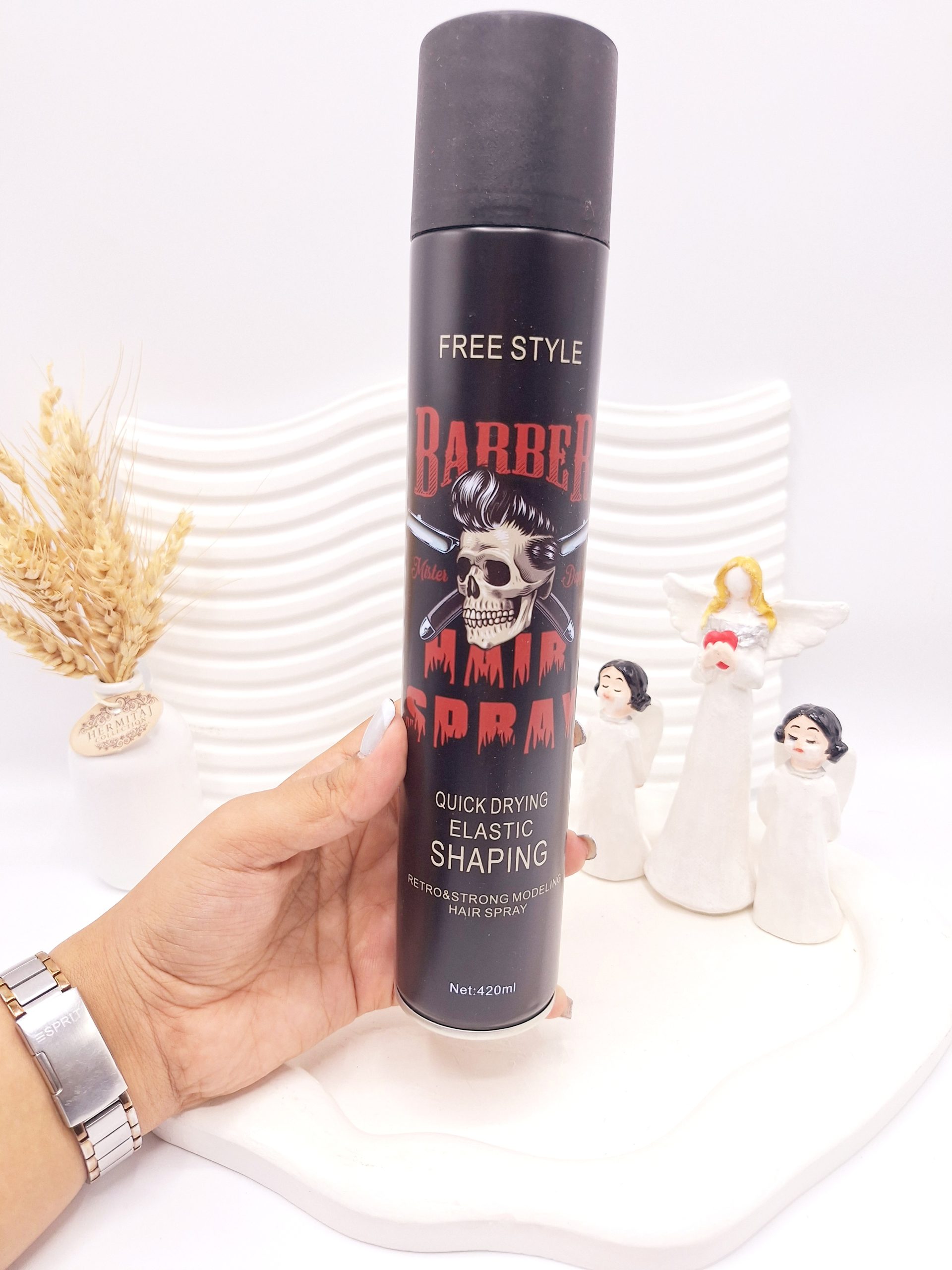 تافت مو مردانه FREE STYLE اسکلت حجم 420 میل کد 7901