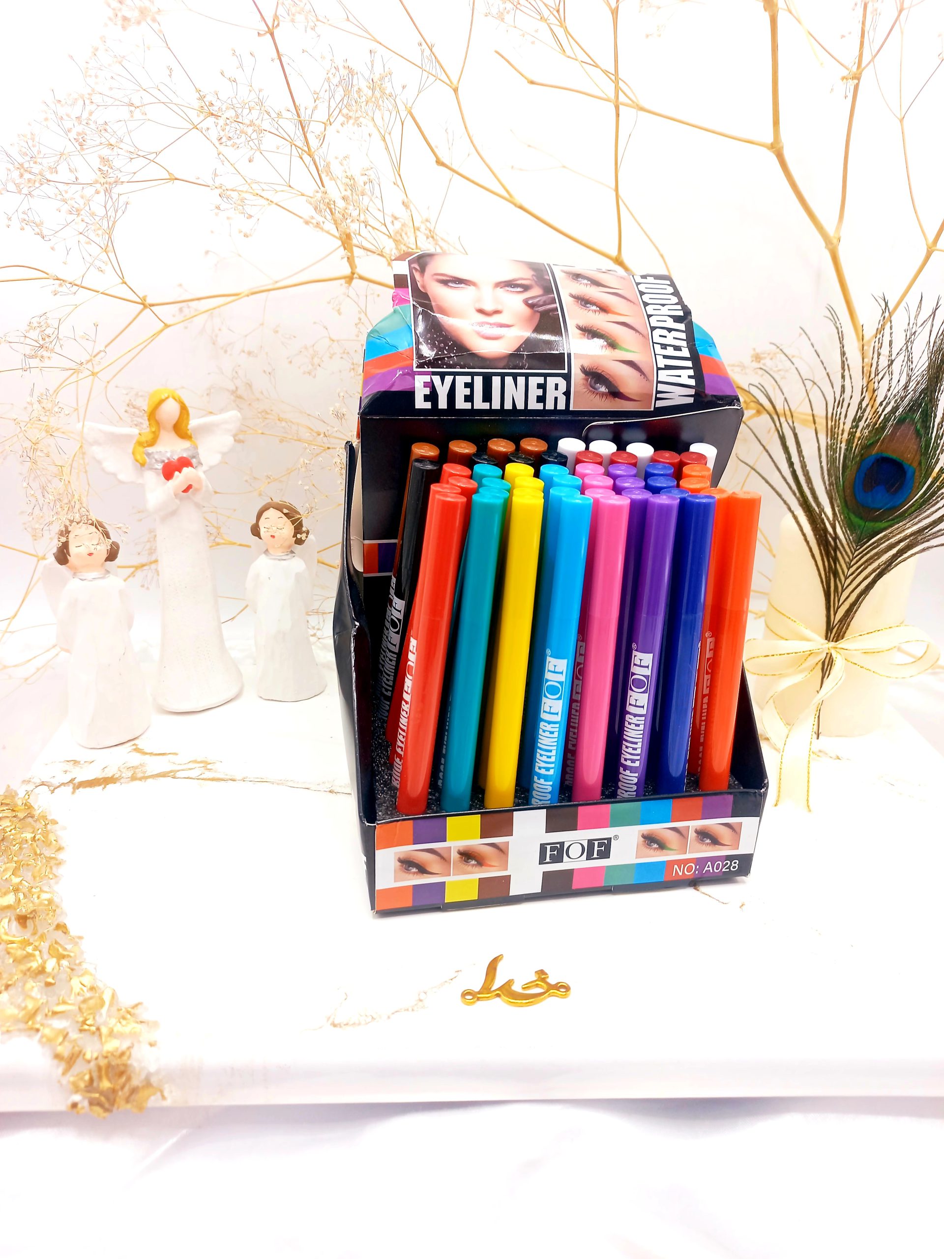 خط چشم رنگی ضدآب EYELINER FOF کد A028