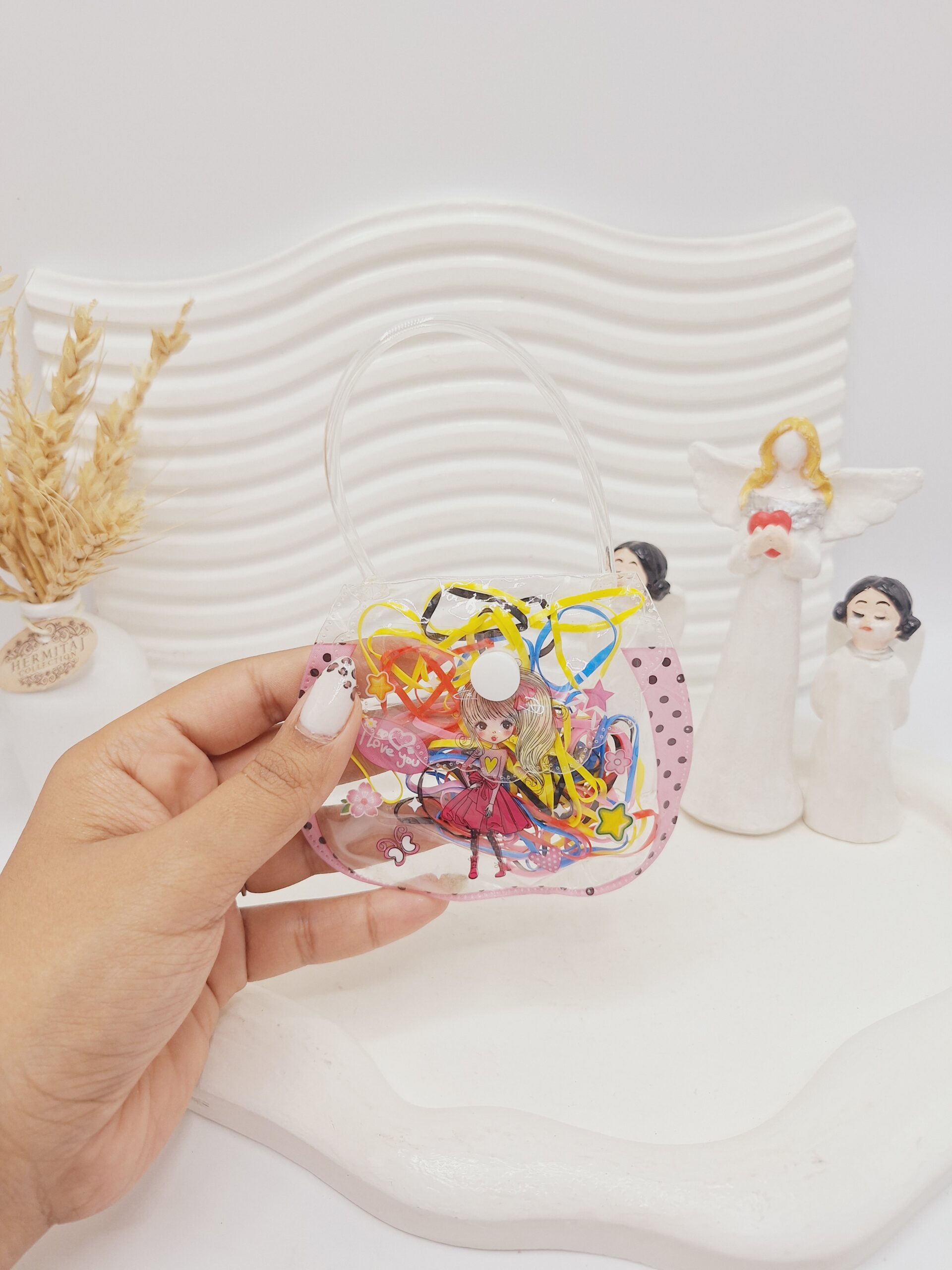 پک چهل گیس دخترانه رنگارنگ