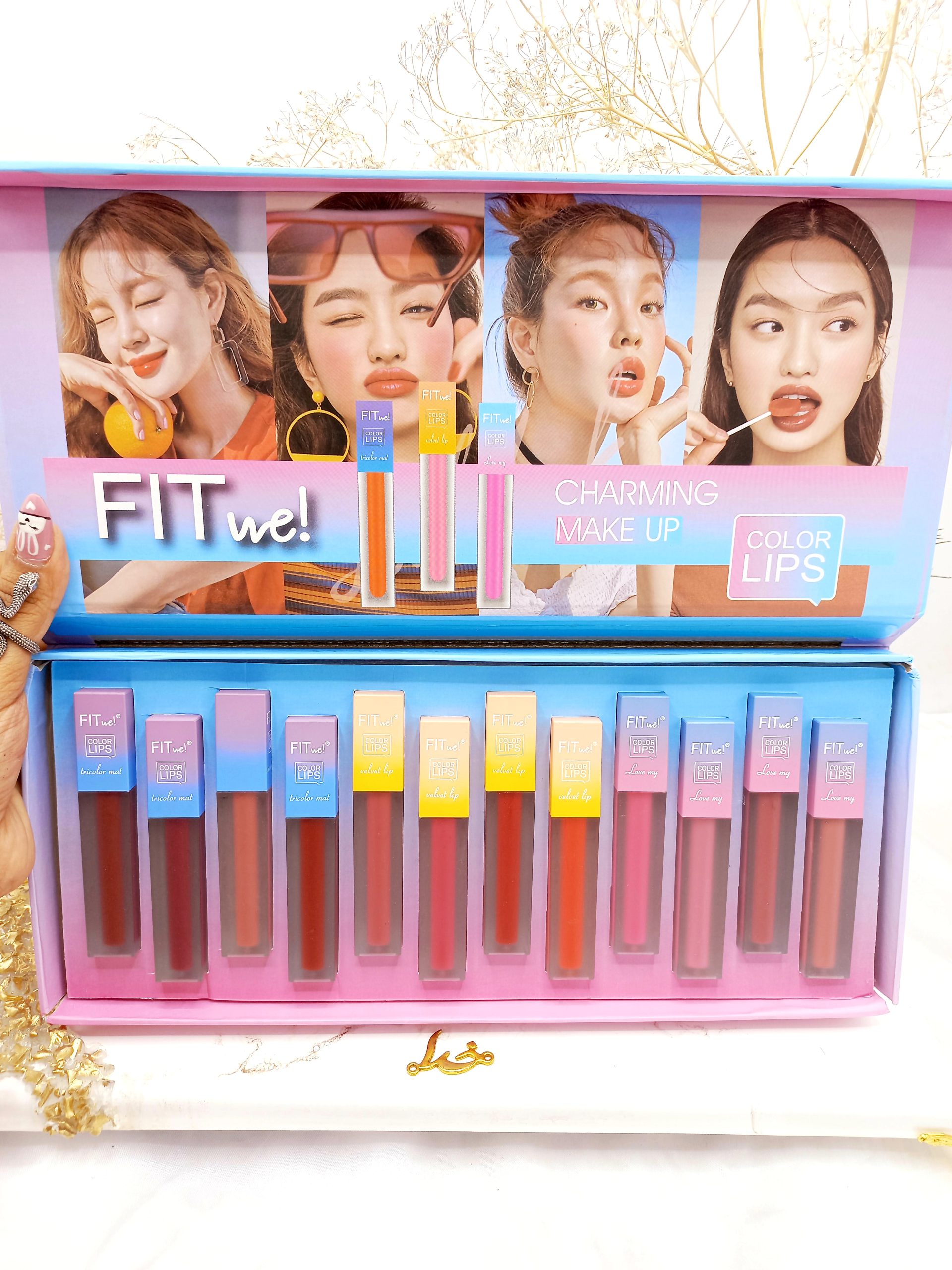 پک رژ مایع 12 تایی فیت می Fit Mie با کیفیت کد CY182