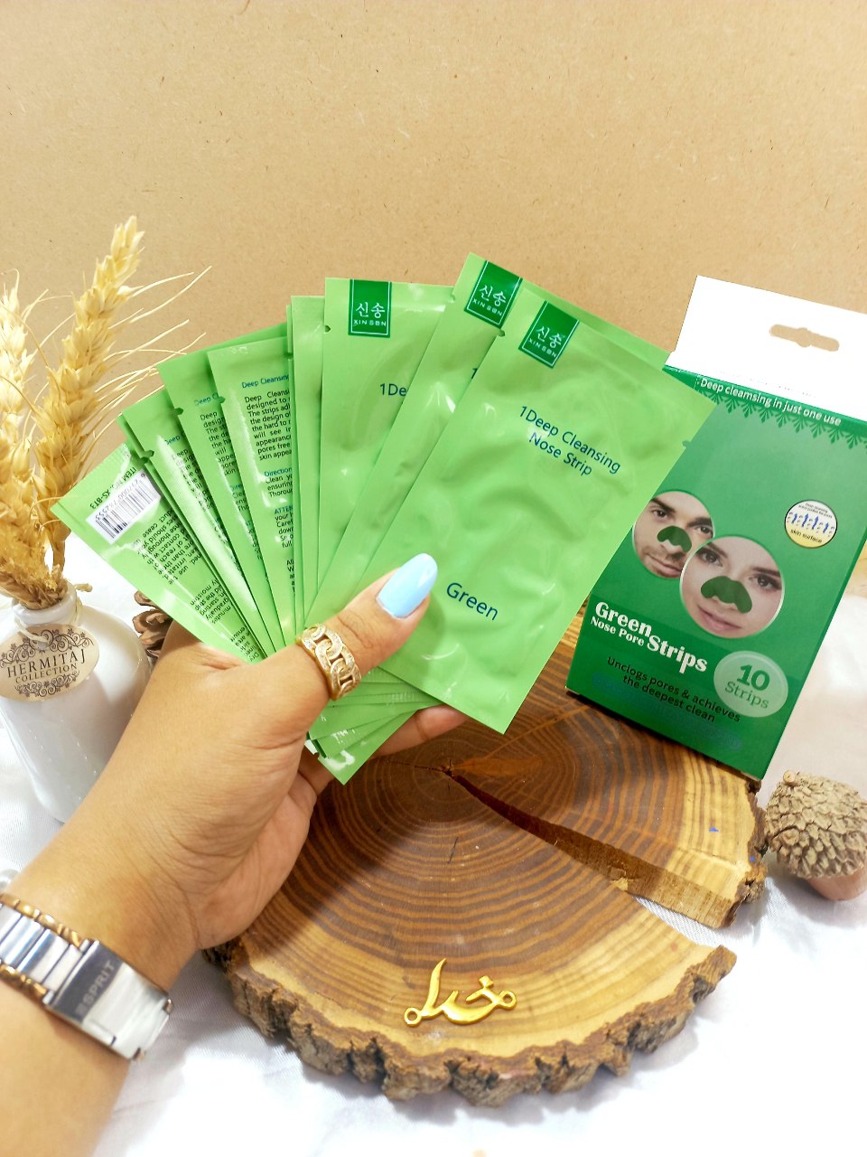 چسب سبز ورقه ای پاکسازی عمیق جوش سرسیاه کد XSBT3