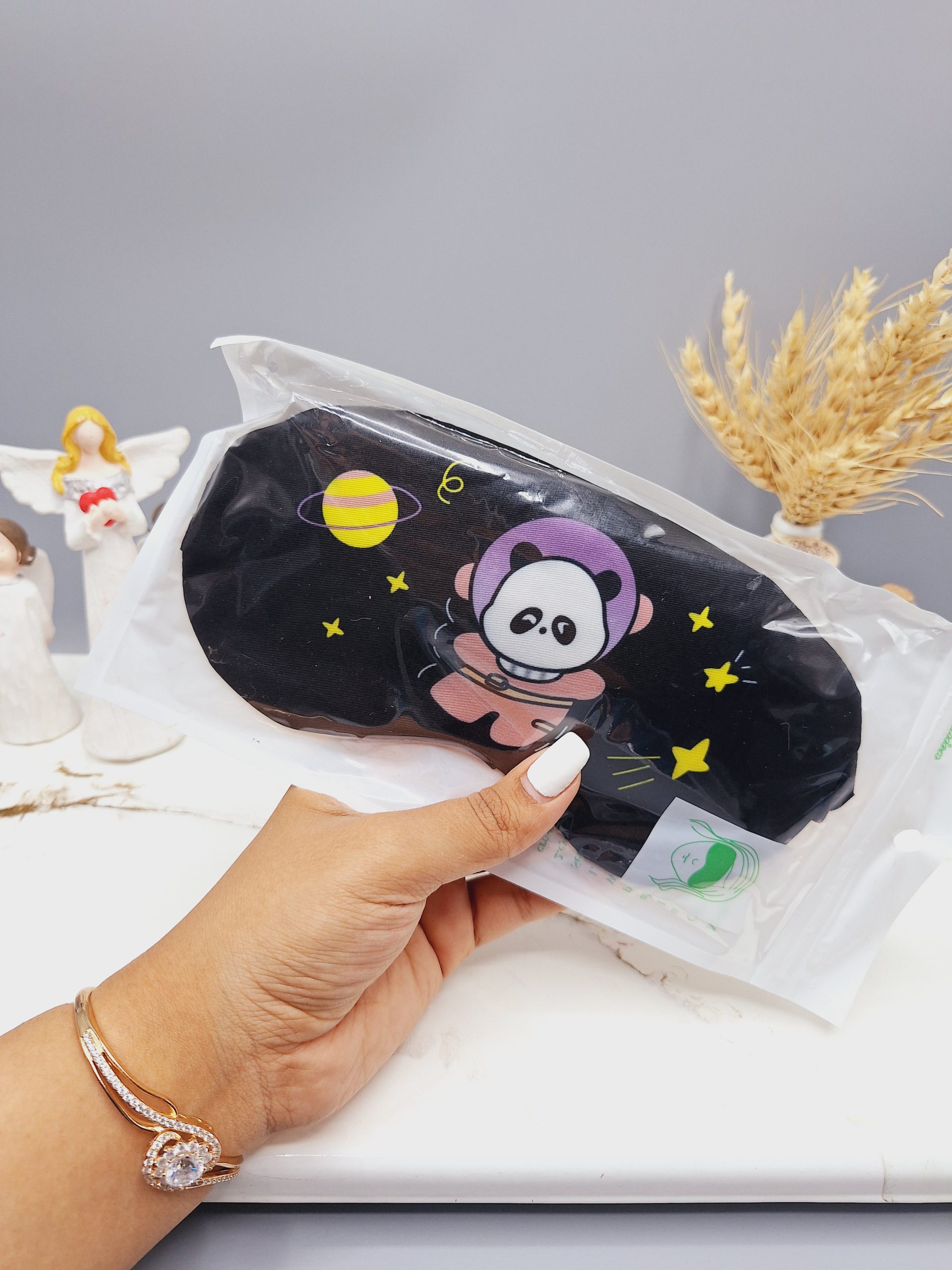 چشم بند کمپرس دار سرد و گرم طرح رندم