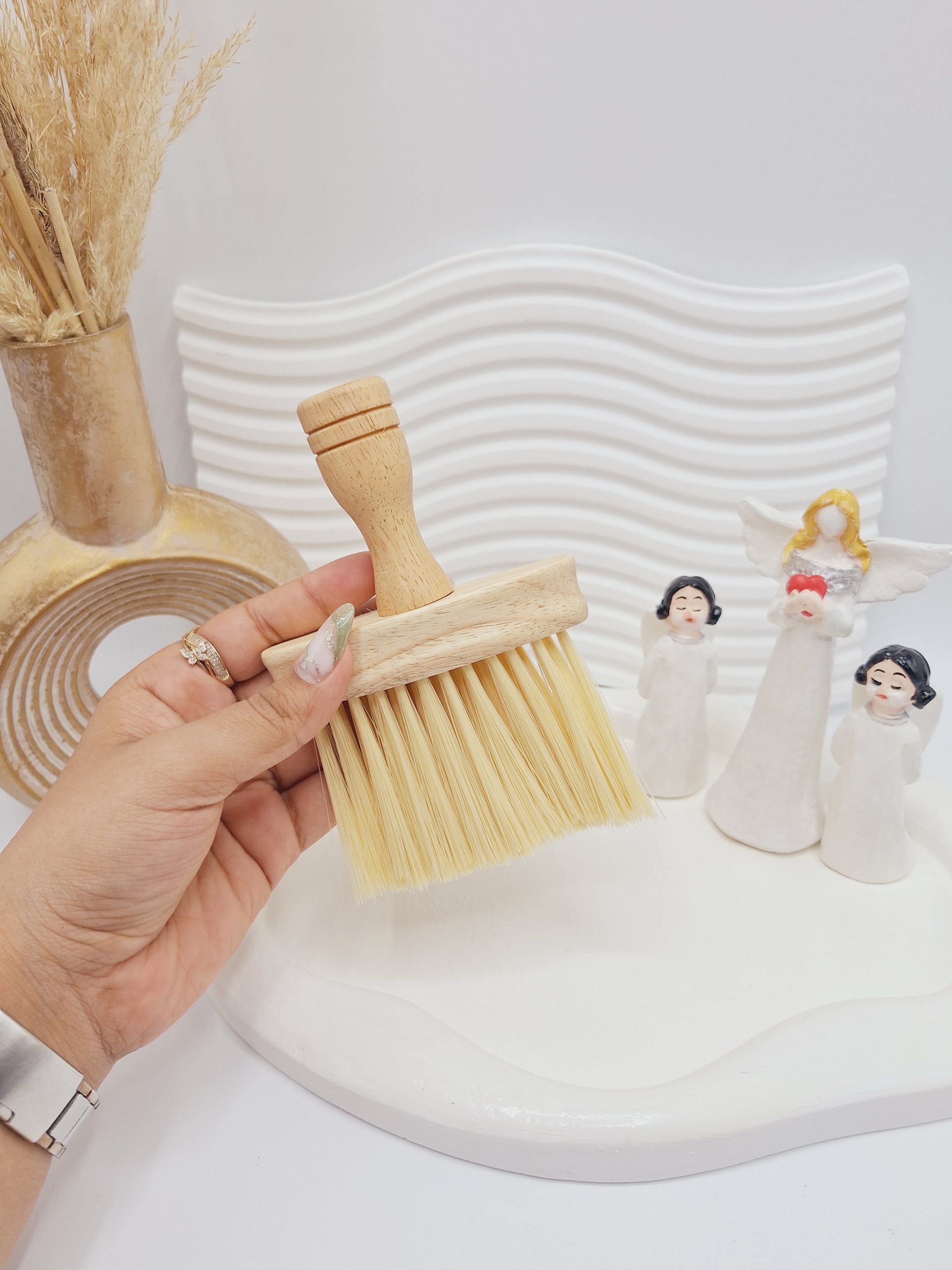 موپران دسته چوبی آرایشگاهی