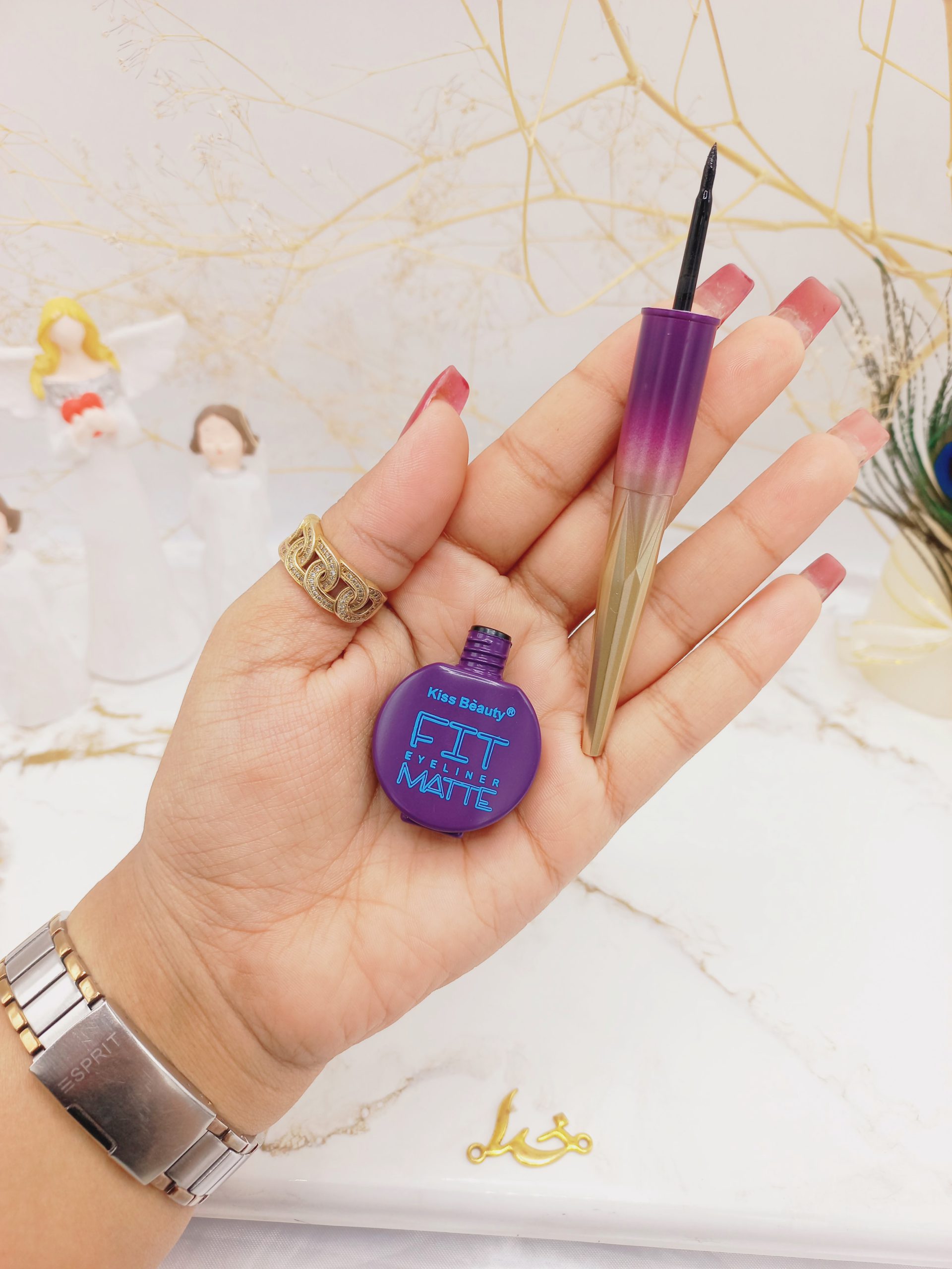 خط چشم ضد آب ماژیکی کیس بیوتی kiss beauty کد 574970