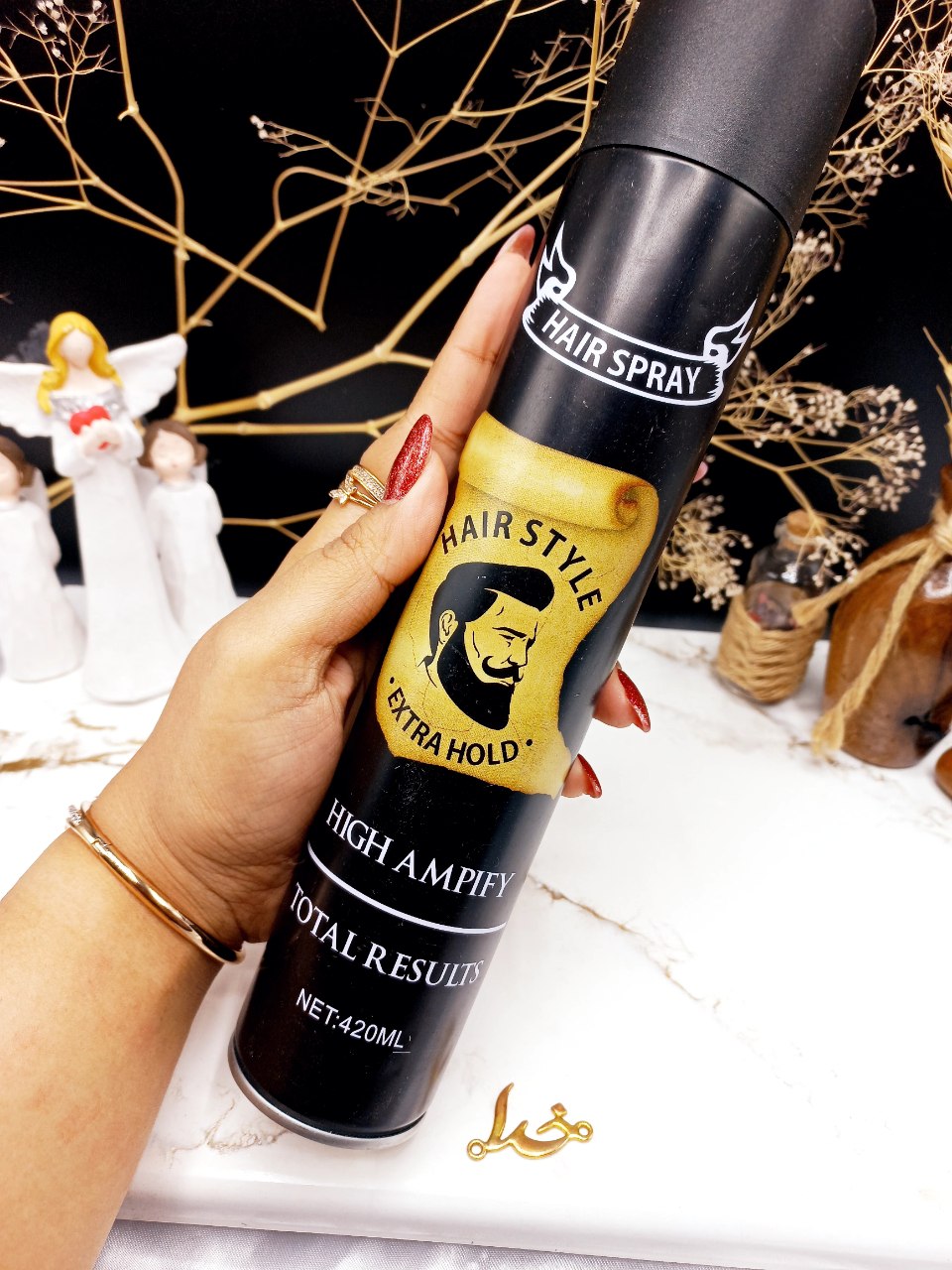 اسپری حالت دهنده سالنی فوق قوی 420 میل سایز بزرگ طرح یک