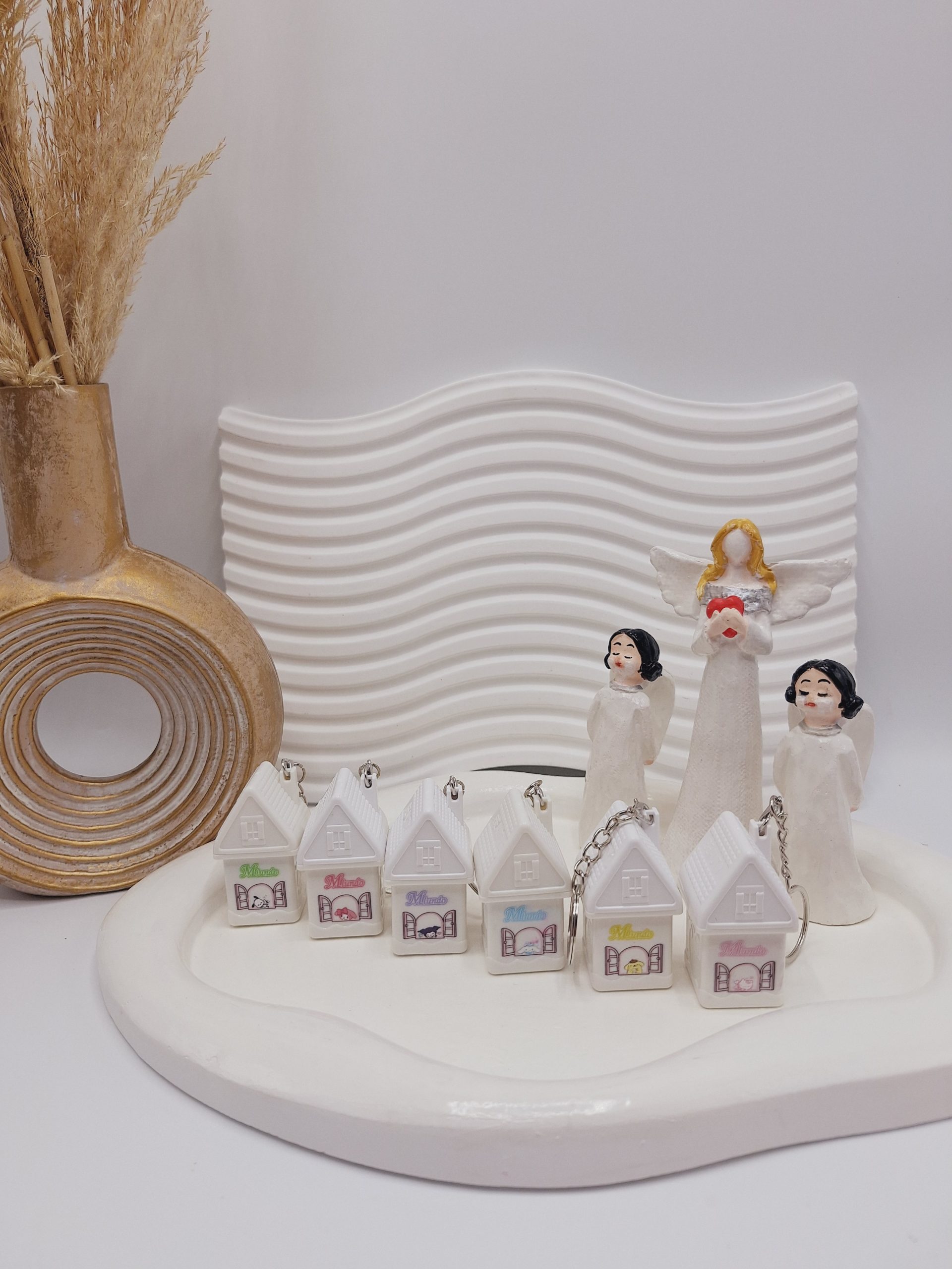 لیپ گلاس طرح خانه کرومی برند Mundo کد 10490