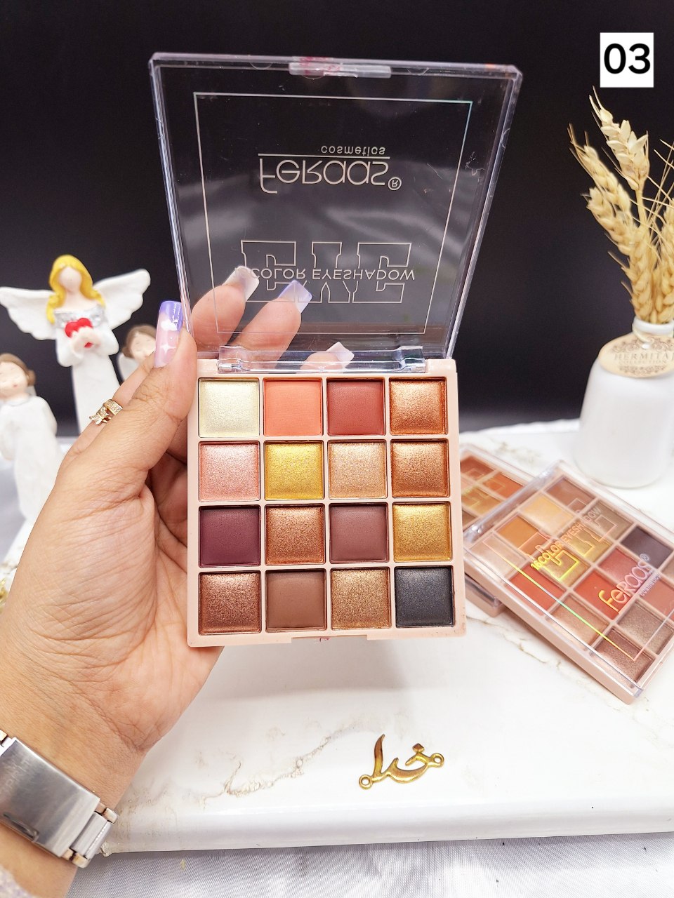 پالت سایه چشم میکاپ 16 رنگ Feraas کد FR2023_2