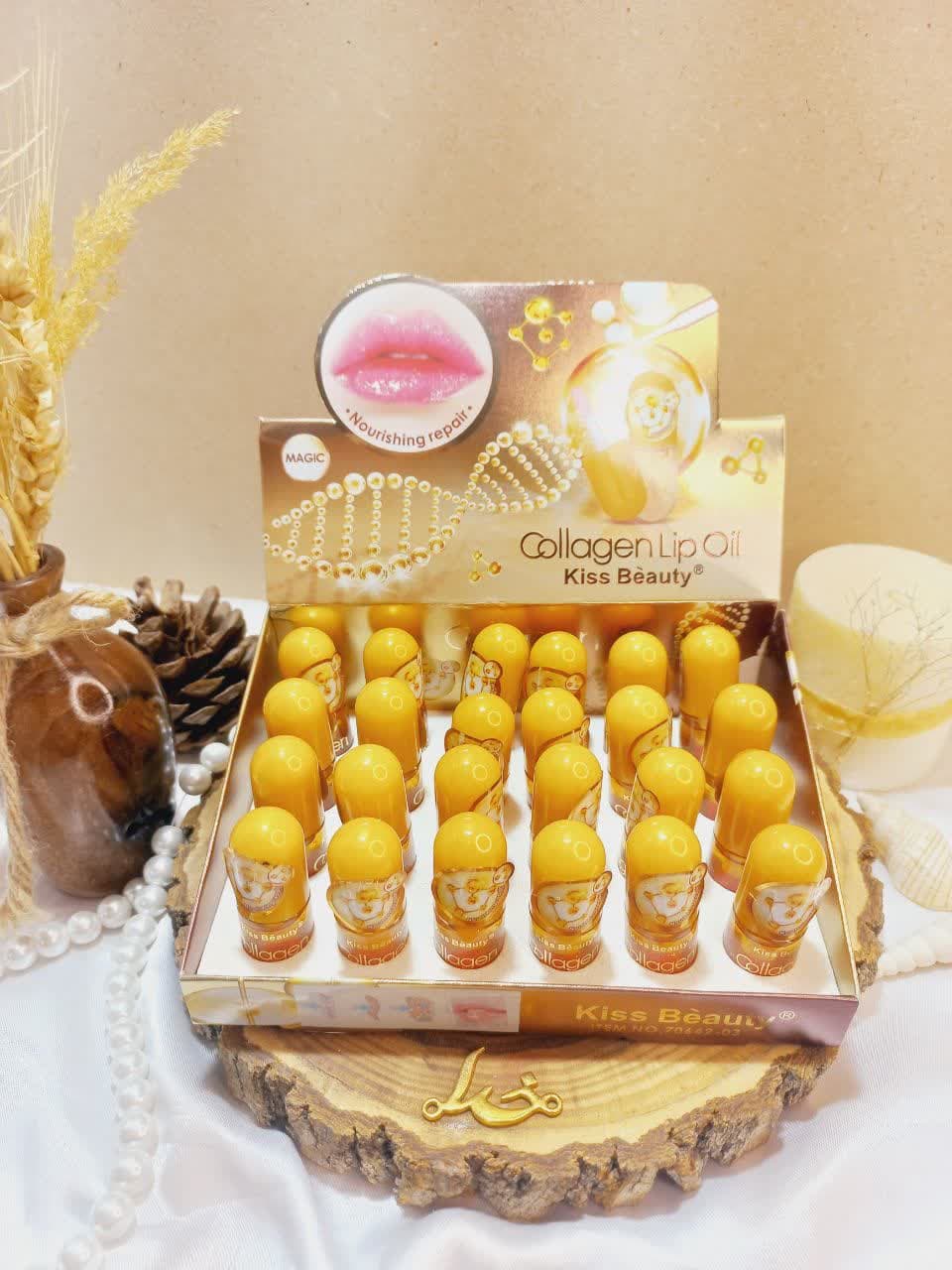 برق لب کپسولی کلاژن دارکیس بیوتی KISS BEAUTY کد7064203