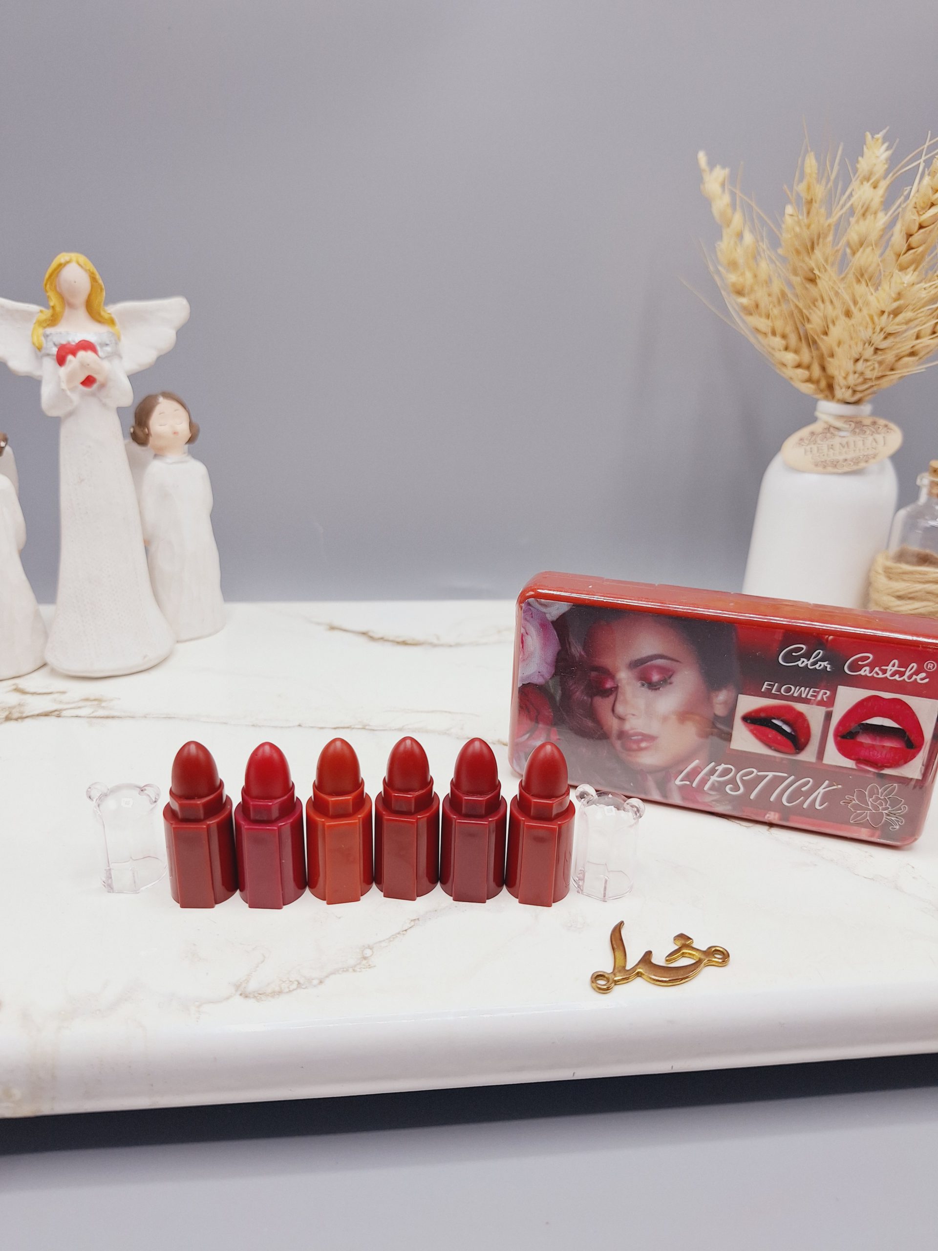 پک 6تایی رژ لب جامد طرح مدلینگ کد 8088