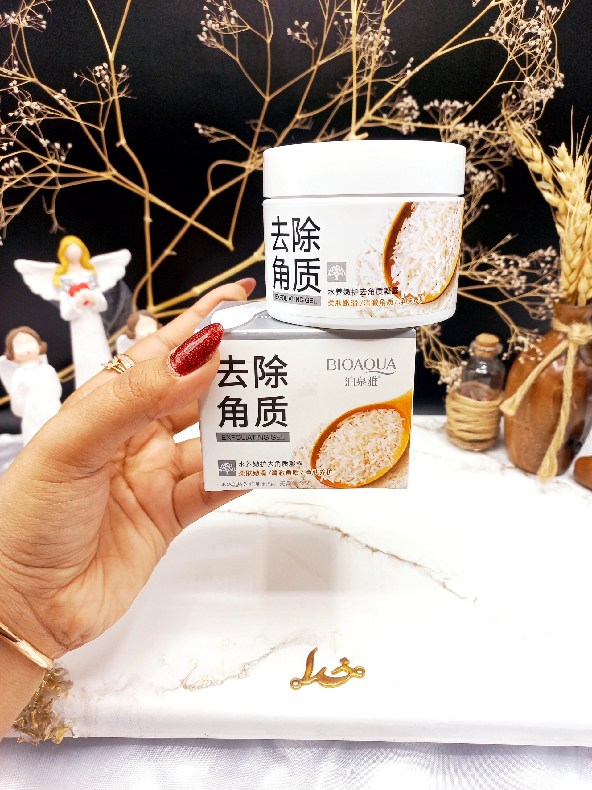 کرم ژل لایه بردار برنج برند بیوآکوا BIOAQUA کد BQY05671