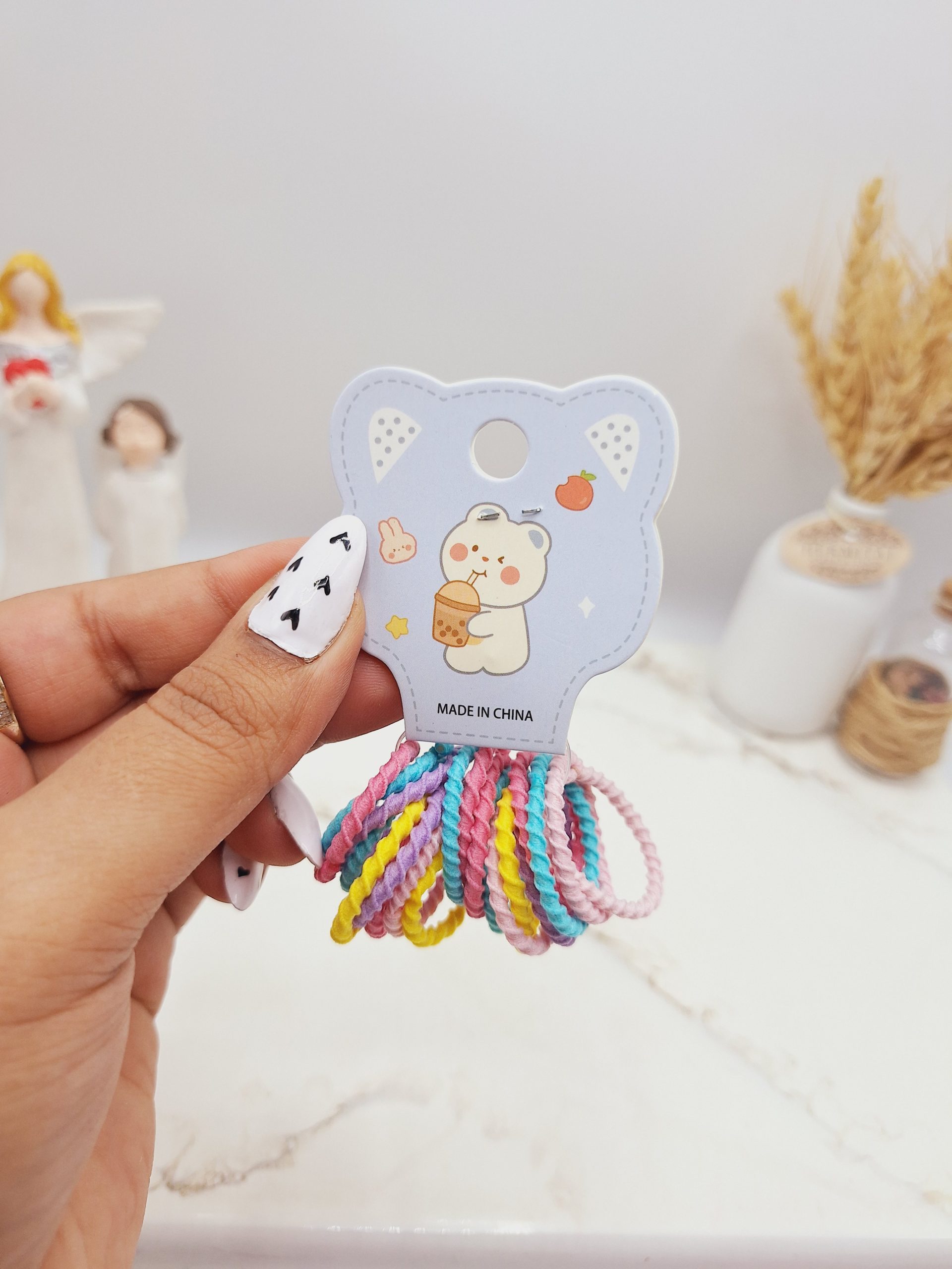 پک کش مو پیچی دخترانه رنگی