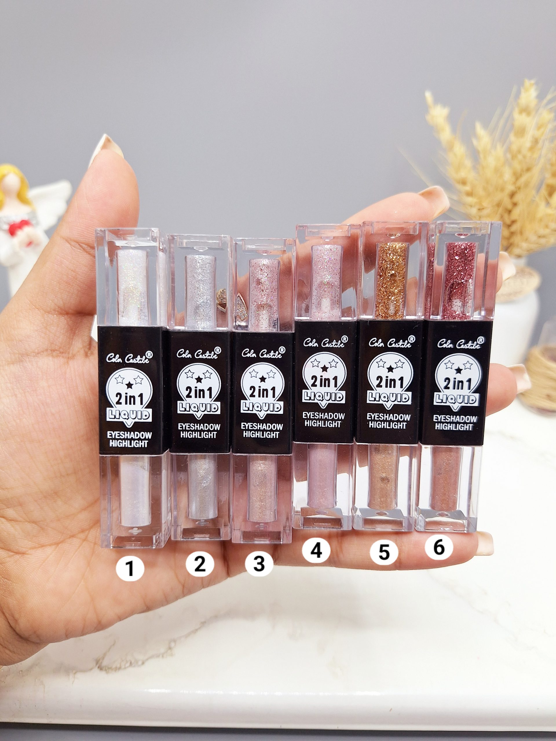 هایلایتر دو طرفه برند Color Castibe کد  NO:2043