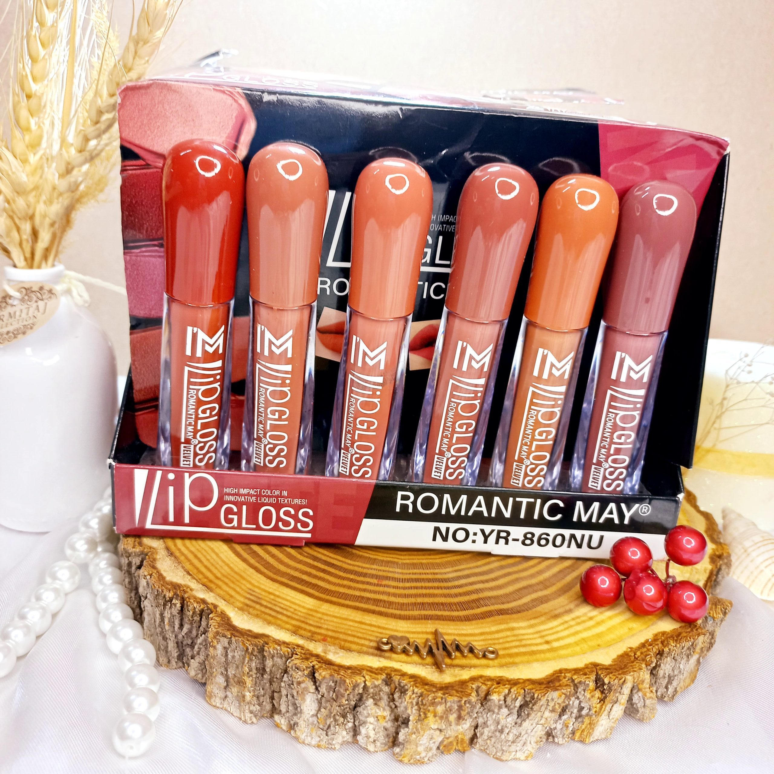 رژ لب مایع رمانتیک کد860 ROMANTIC MAY | پخش عمده